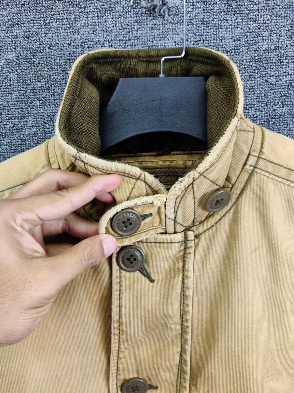 Abercrombie & Fitch Abercrombie & Fitch Shearling Harrison Bomber Fur Jacket Size US S / EU 44-46 / 1 - 2 Thumbnail