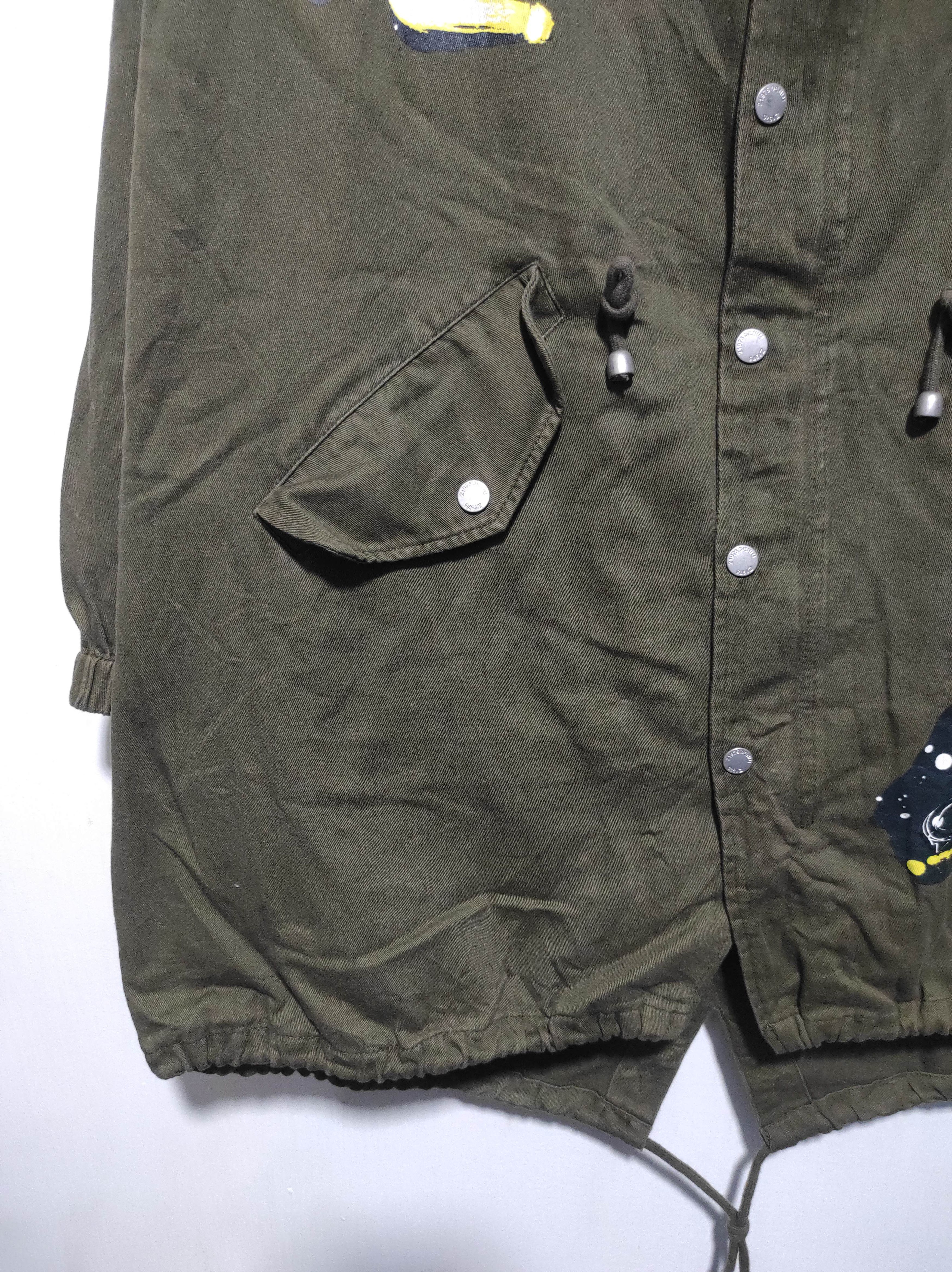 14th Addiction Zara Denim Studded Zip Fur Hoodie Jacket Lgb Style Size US M / EU 48-50 / 2 - 9 Thumbnail
