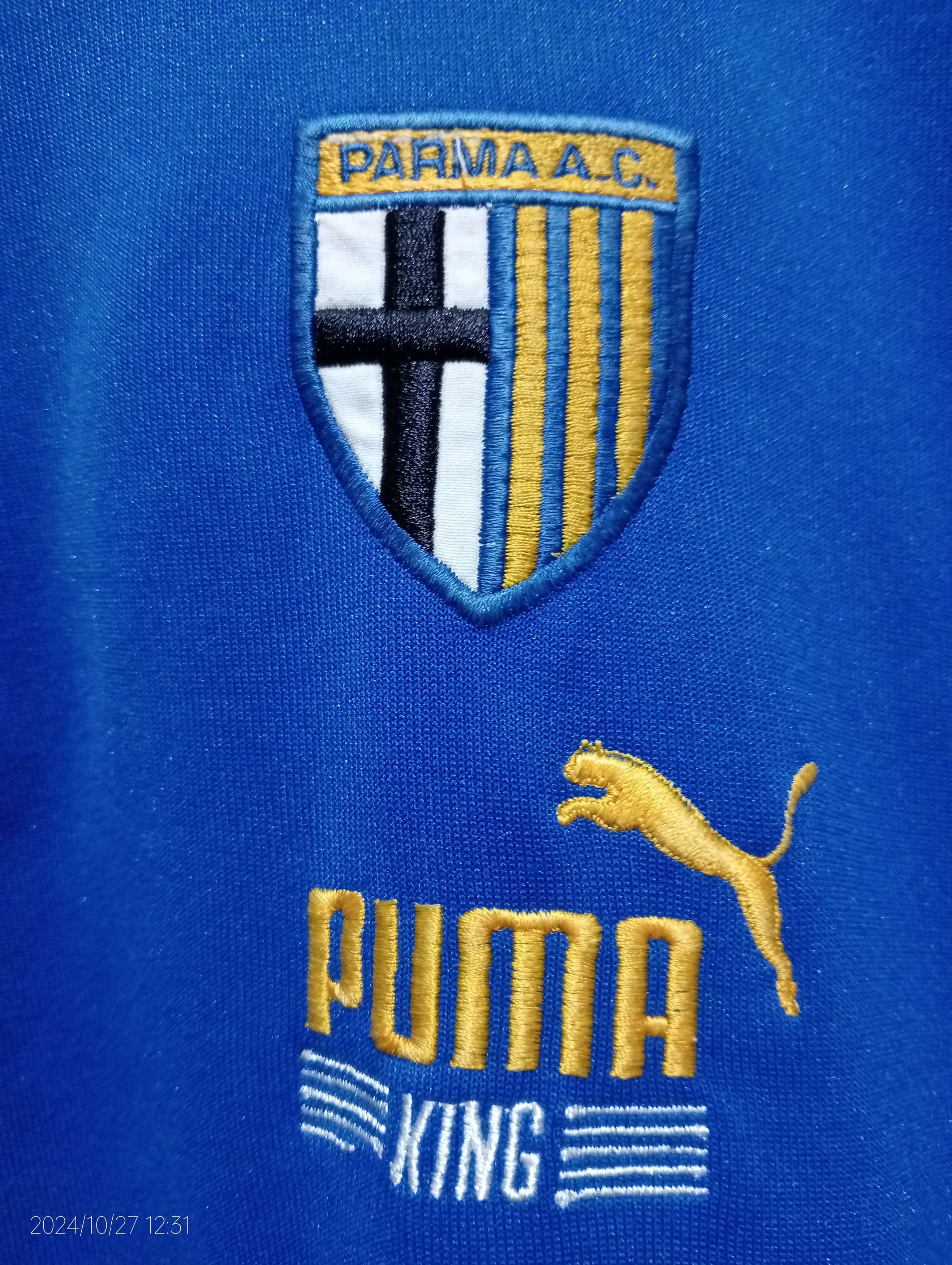 Puma Vintage '90s Puma King Parma A.C. Half Zipper Track Jacket Size US L / EU 52-54 / 3 - 5 Thumbnail