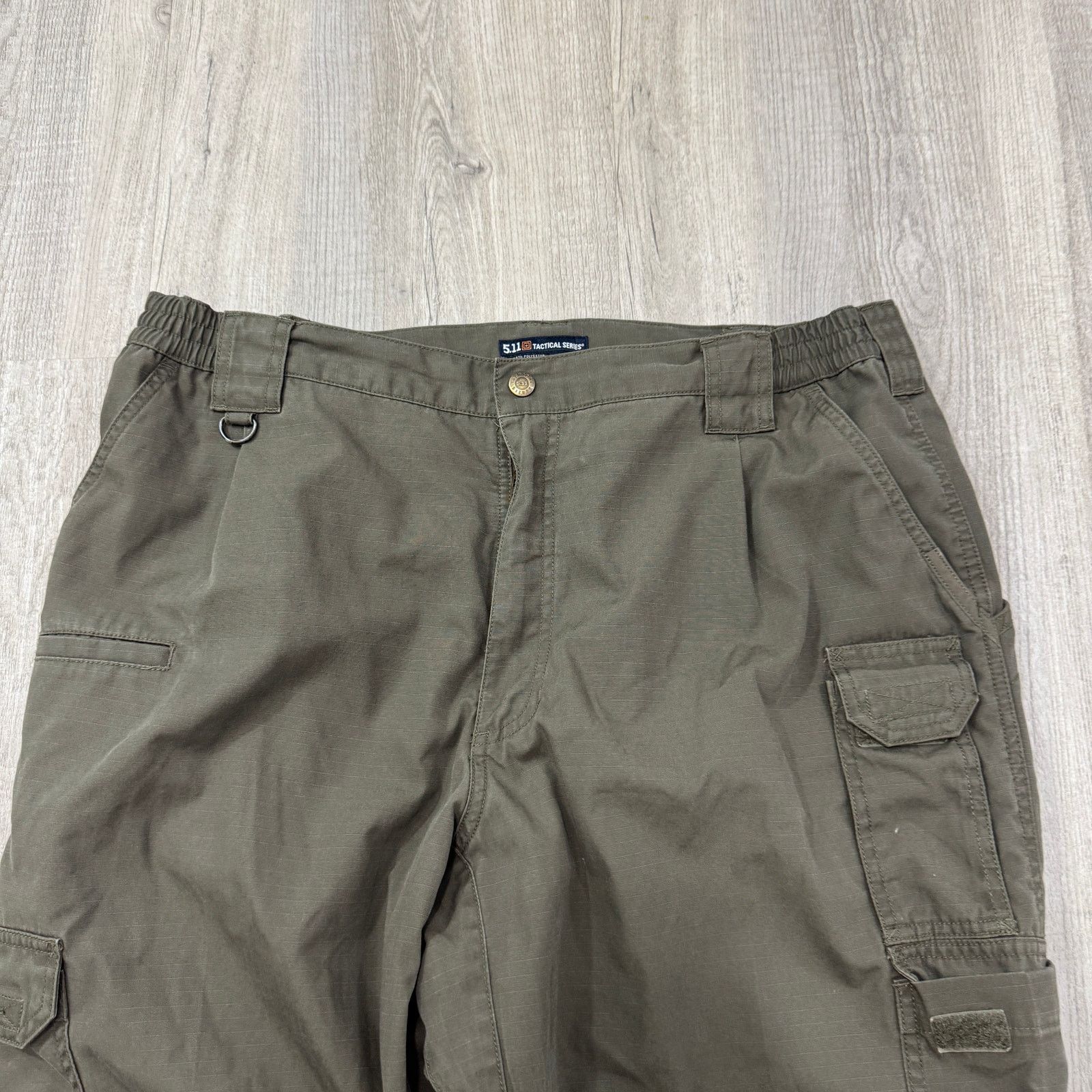 5.11 5.11 Tactical Taclite Pro Pants Men's 40 x 36 Green Ripstop Size US 40 / EU 56 - 2 Thumbnail