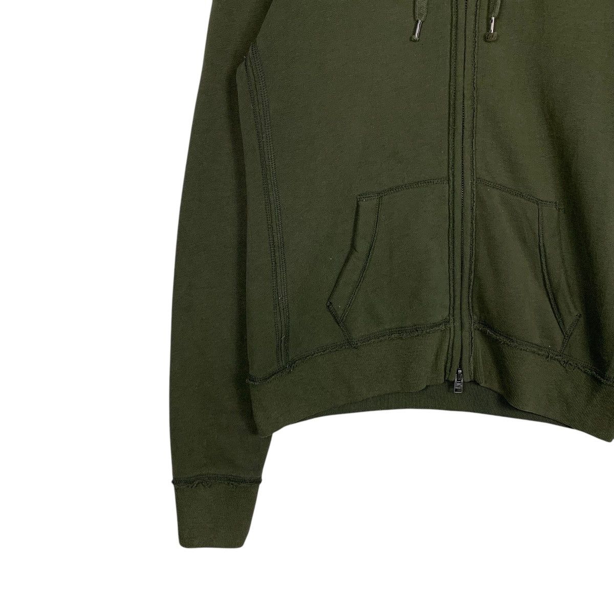 Hollister HOLLISTER Green Zipper Hoodies Sweatshirt #1988-C86 Size L / US 10 / IT 46 - 3 Thumbnail