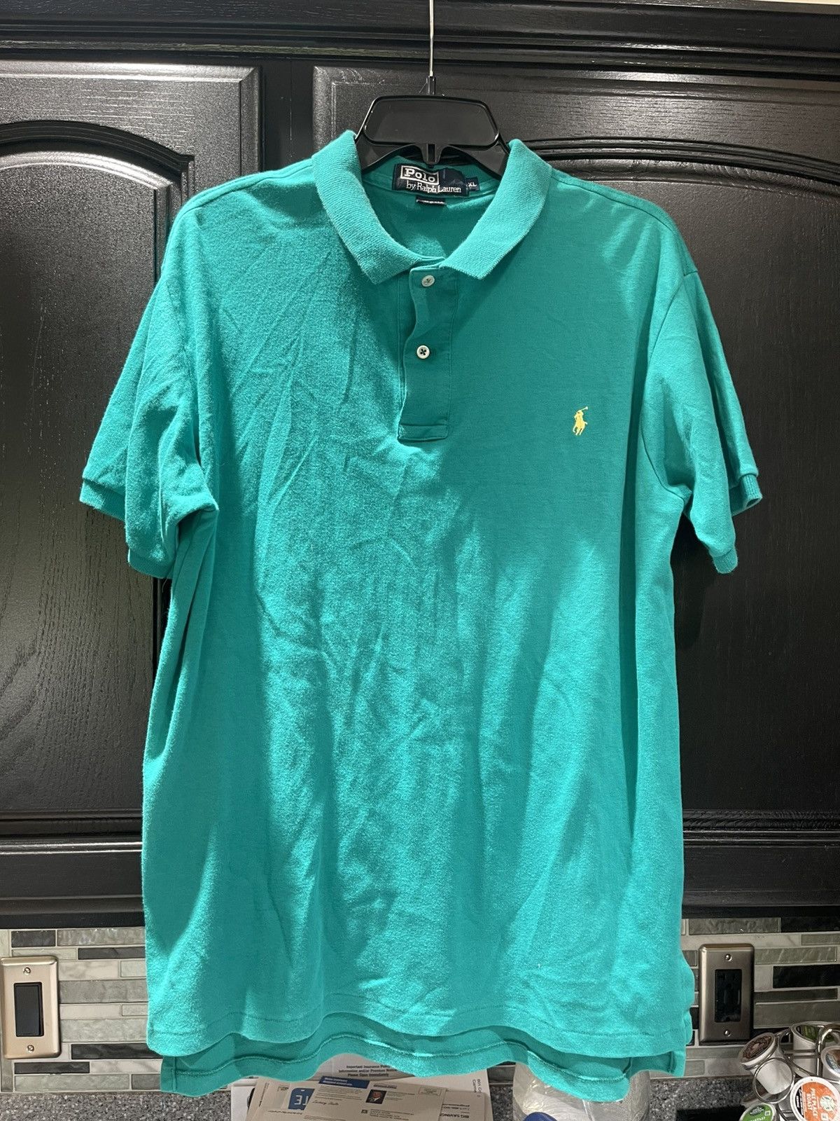 Polo Ralph Lauren VTG Polo Ralph Lauren Made In USA Men's X-Large Polo Shirt Size US XL / EU 56 / 4 - 1 Thumbnail
