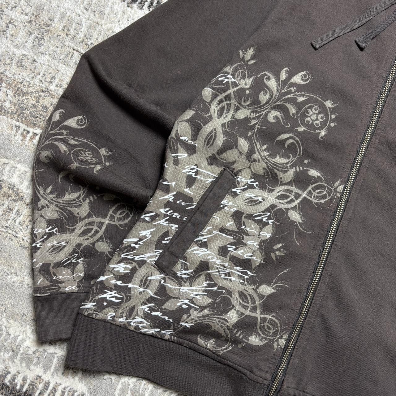 Japanese Brand 00s Zip-up Sweatshirt Brown M Size US M / EU 48-50 / 2 - 3 Thumbnail