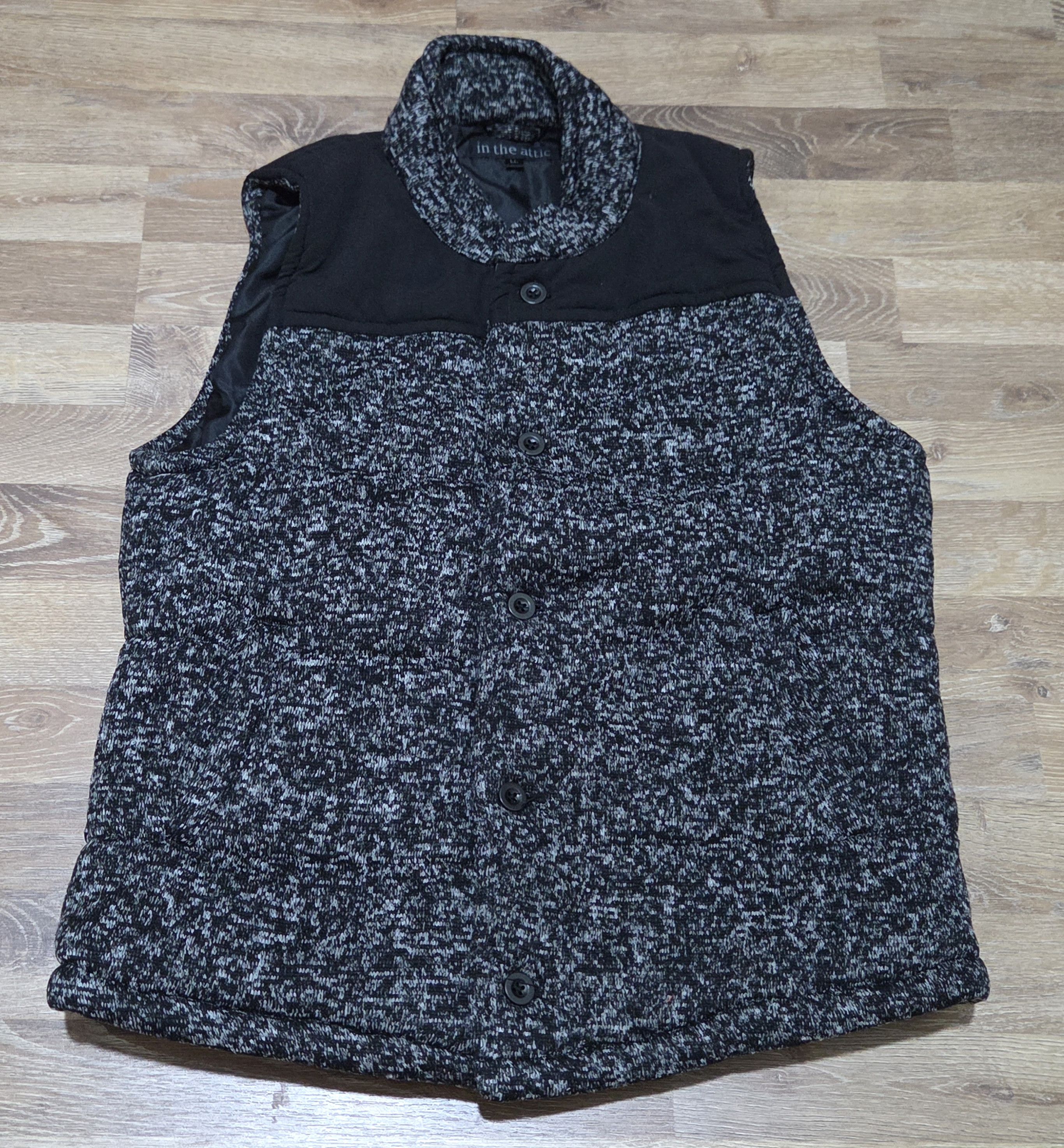 In The Attic Vintage IN THE ATTIC Punk Japan Brand Winter Vest Size US M / EU 48-50 / 2 - 1 Thumbnail