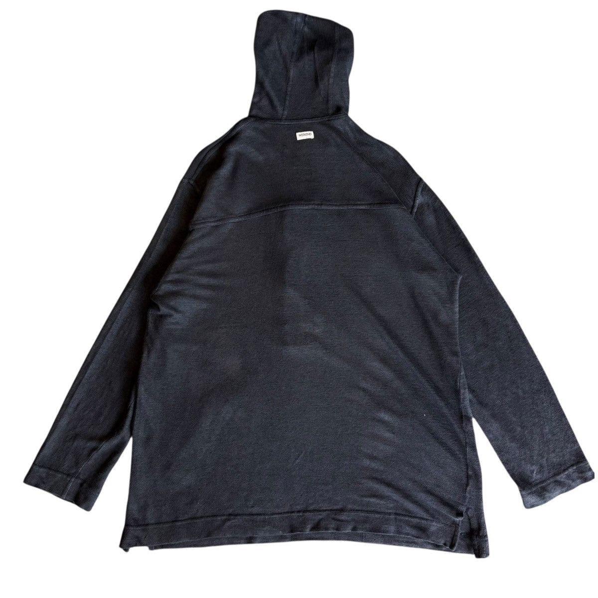 Japanese Brand Max Mara Weekend Line Hoodie Half Button Plain Size M / US 6-8 / IT 42-44 - 2 Thumbnail