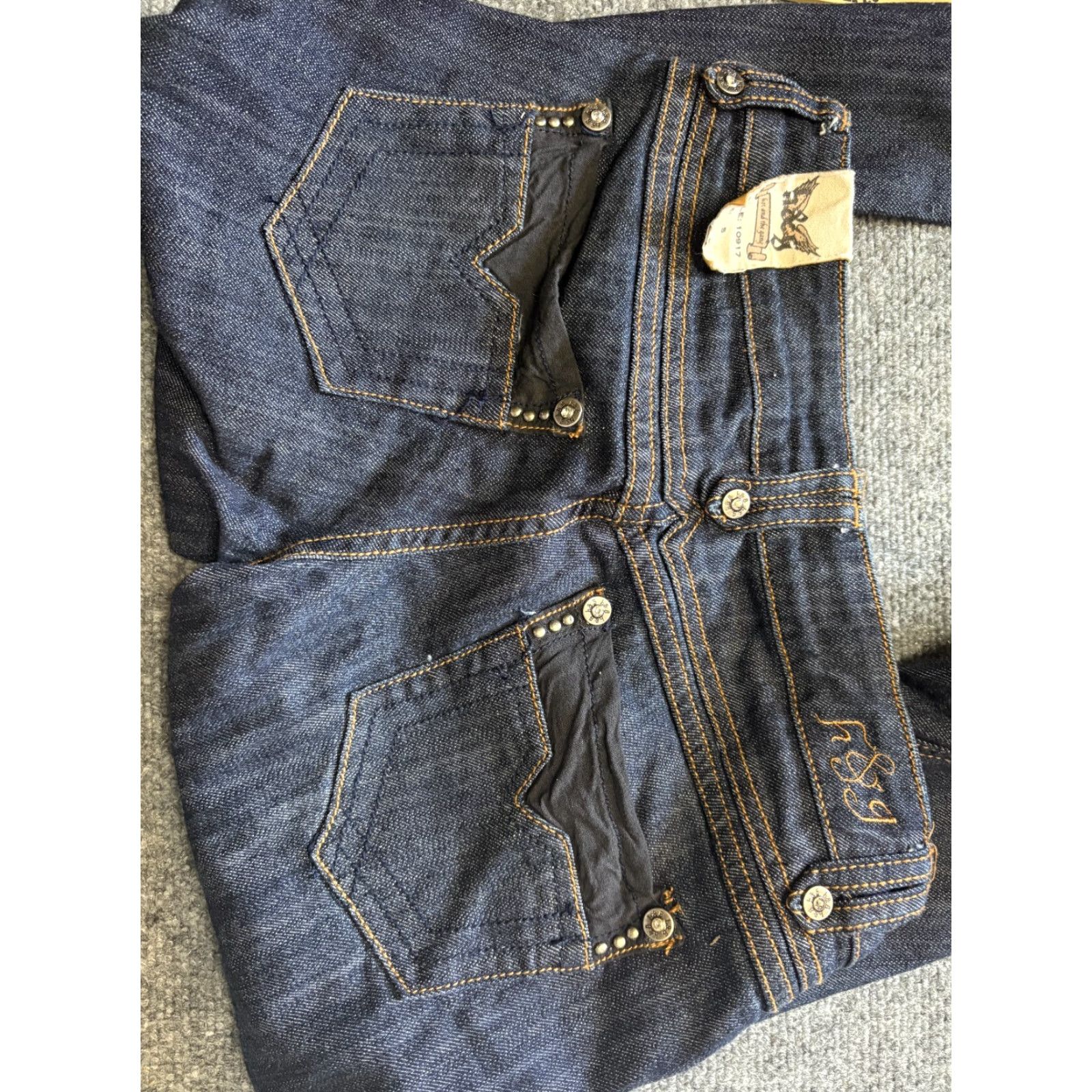 Vintage H&G Jeans Womens Size 5 Jeans Dark Blue Cotton Spandex 10917 Skinny Denim Classic Women Blue 5 Cotton Blend Mens? Size 27" / US 4 / IT 40 - 5 Thumbnail