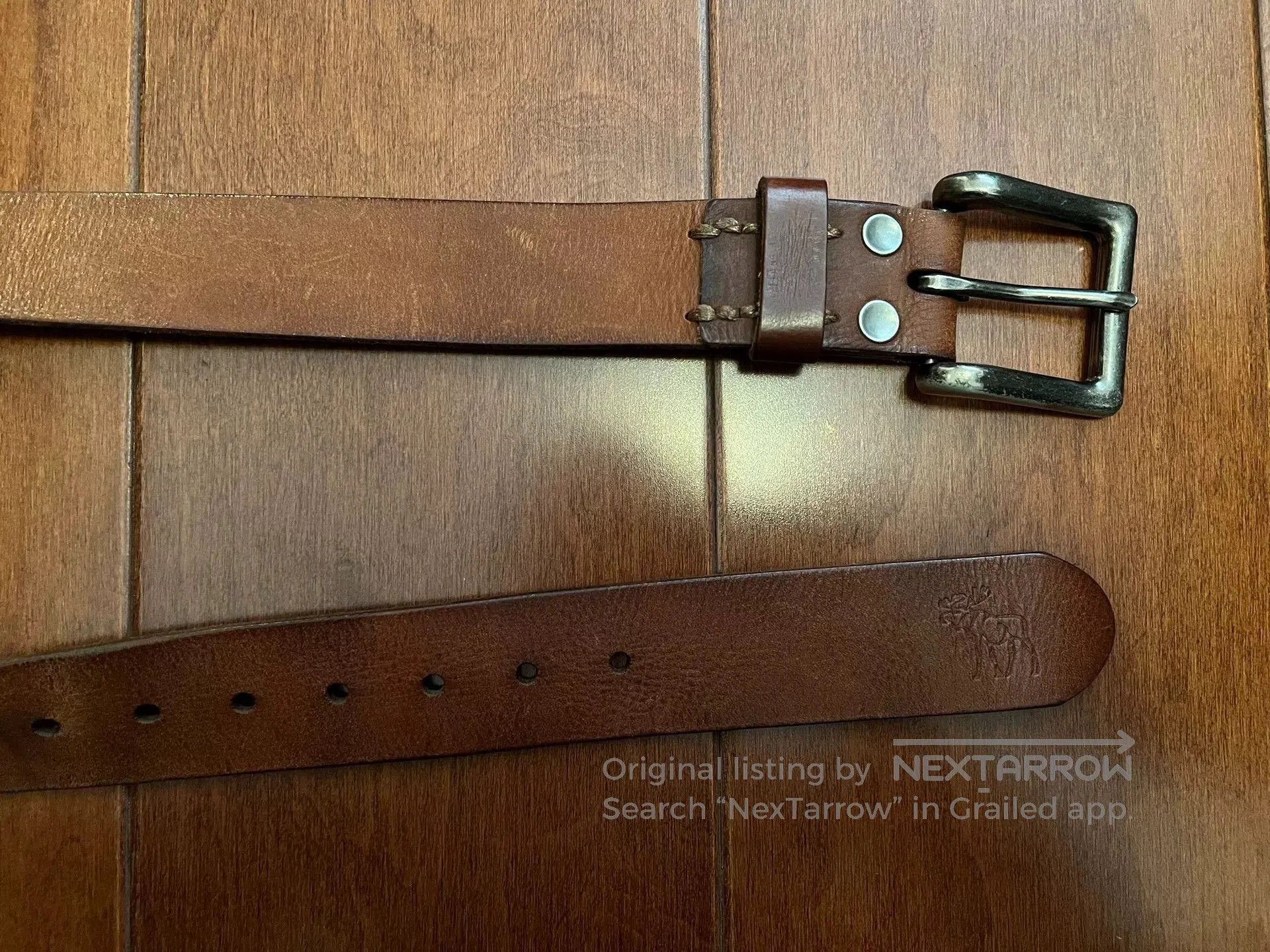 Abercrombie & Fitch Abercrombie & Fitch AF Leather Belt. Size ONE SIZE - 3 Thumbnail