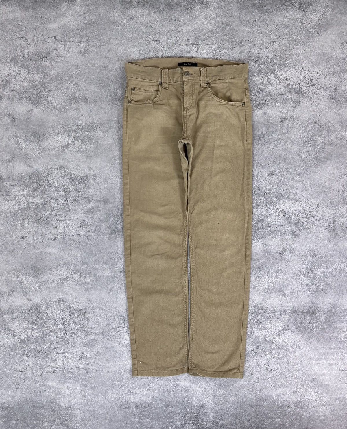 Japanese Brand Bee Bell Y2K Japanese Men’s Buckle Back Pants Jeans Size US 30 / EU 46 - 2 Thumbnail