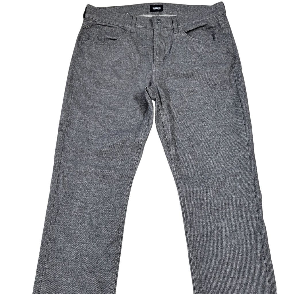 Hudson HUDSON Blake Slim Straight Zip Fly Cotton Polyester Size US 33 - 5 Thumbnail