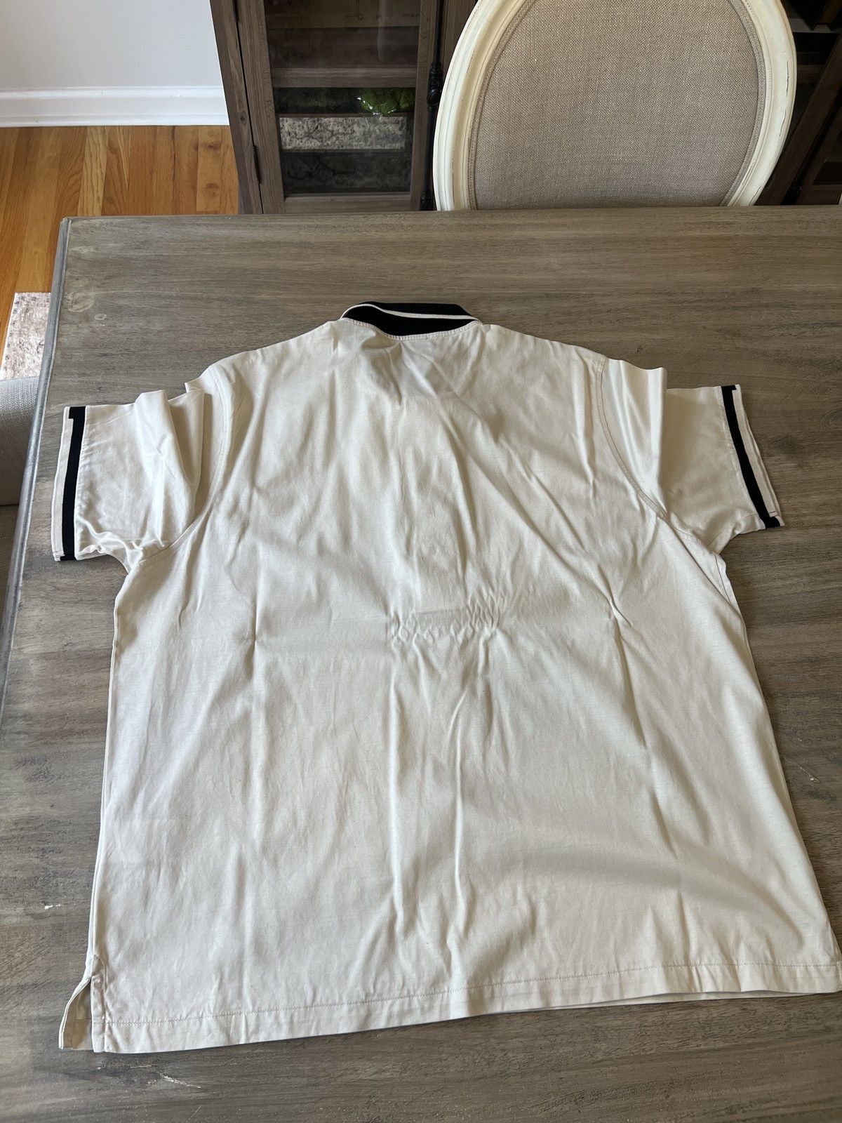 Alfred Dunhill Beige & Black accent Dunhill Polo. Size US XXL / EU 58 / 5 - 3 Thumbnail
