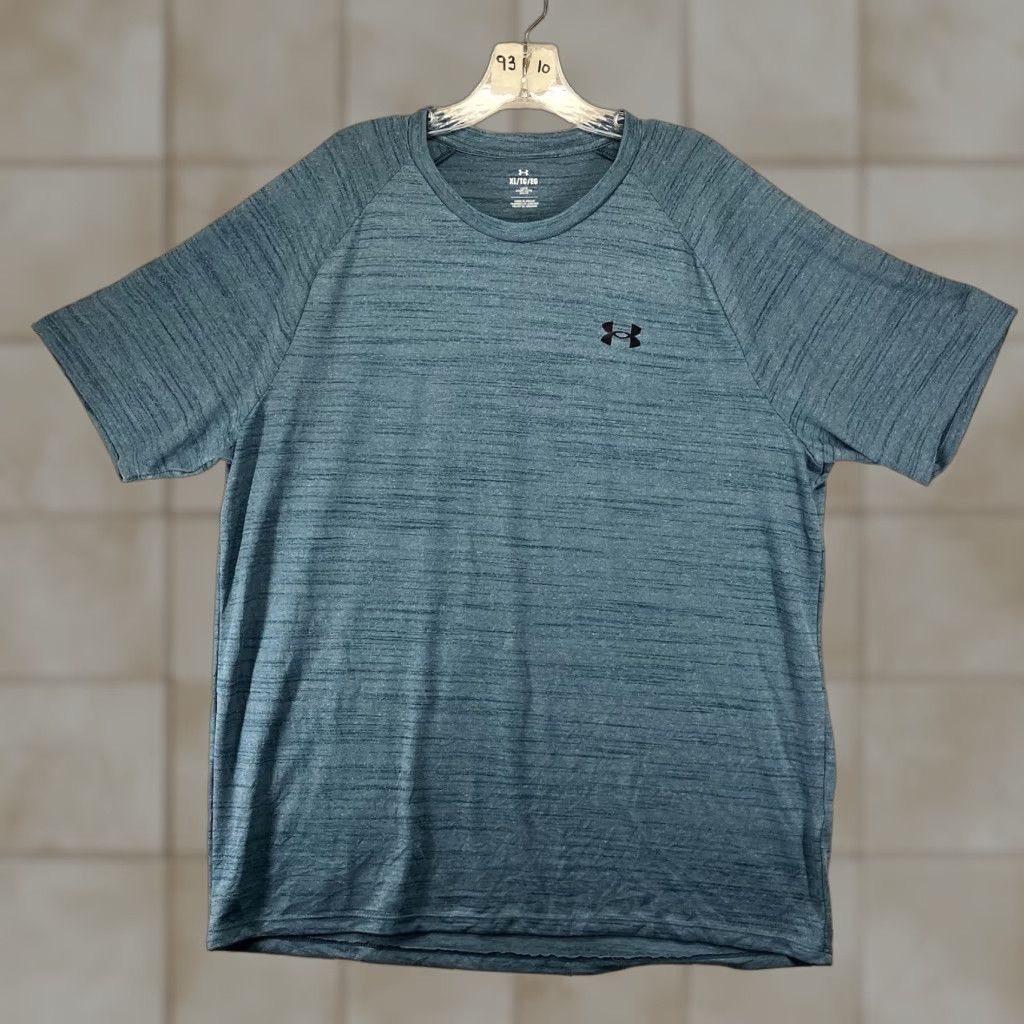 Under Armour Under Armour T Shirt Mens XL Loose Fit Heather Teal Thin Lightweight Size US L / EU 52-54 / 3 - 1 Thumbnail