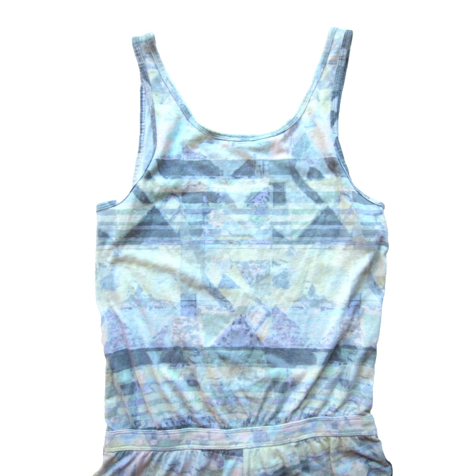 TNA TNA Cotton Stretch Jersey Yellow Purple Grey Pocket Shorts Romper Small Women Sleeveless One-Piece Size S / US 4 / IT 40 - 7 Thumbnail