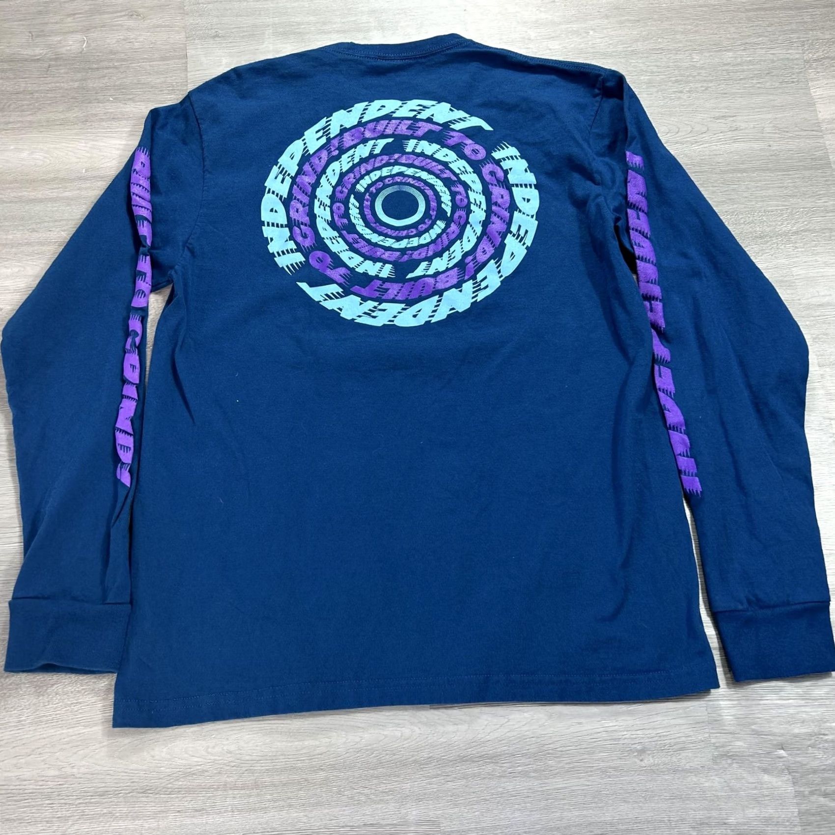 Vintage VINTAGE Independent Shirt Mens M Blue Long Sleeve Built To Grind Skate Tee Size US M / EU 48-50 / 2 - 2 Thumbnail