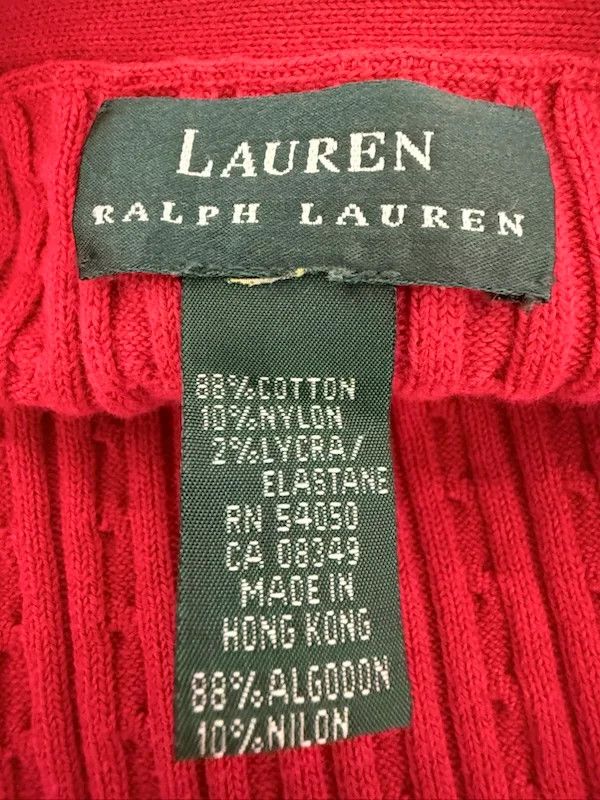 Lauren Ralph Lauren Cardigan Ralph Lauren Rosso Donna L Size L / US 10 / IT 46 - 8 Thumbnail
