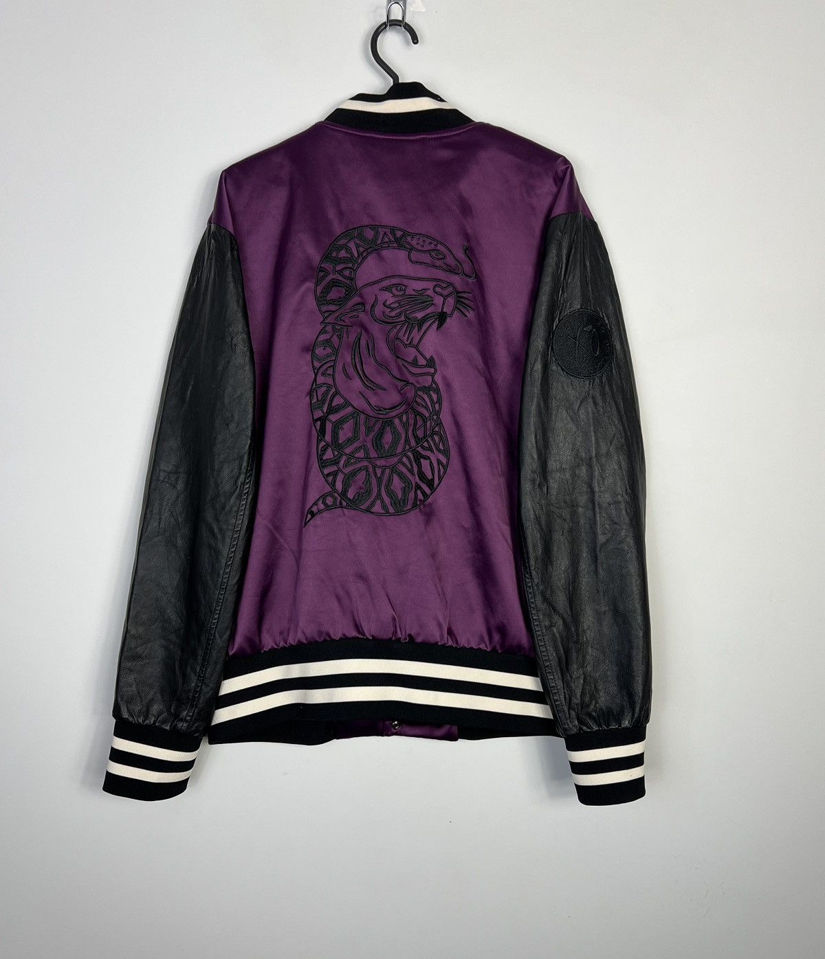 The Weeknd Bomber Jacket The Weekend XO x H&M Leather Sleeves Size US L / EU 52-54 / 3 - 3 Thumbnail
