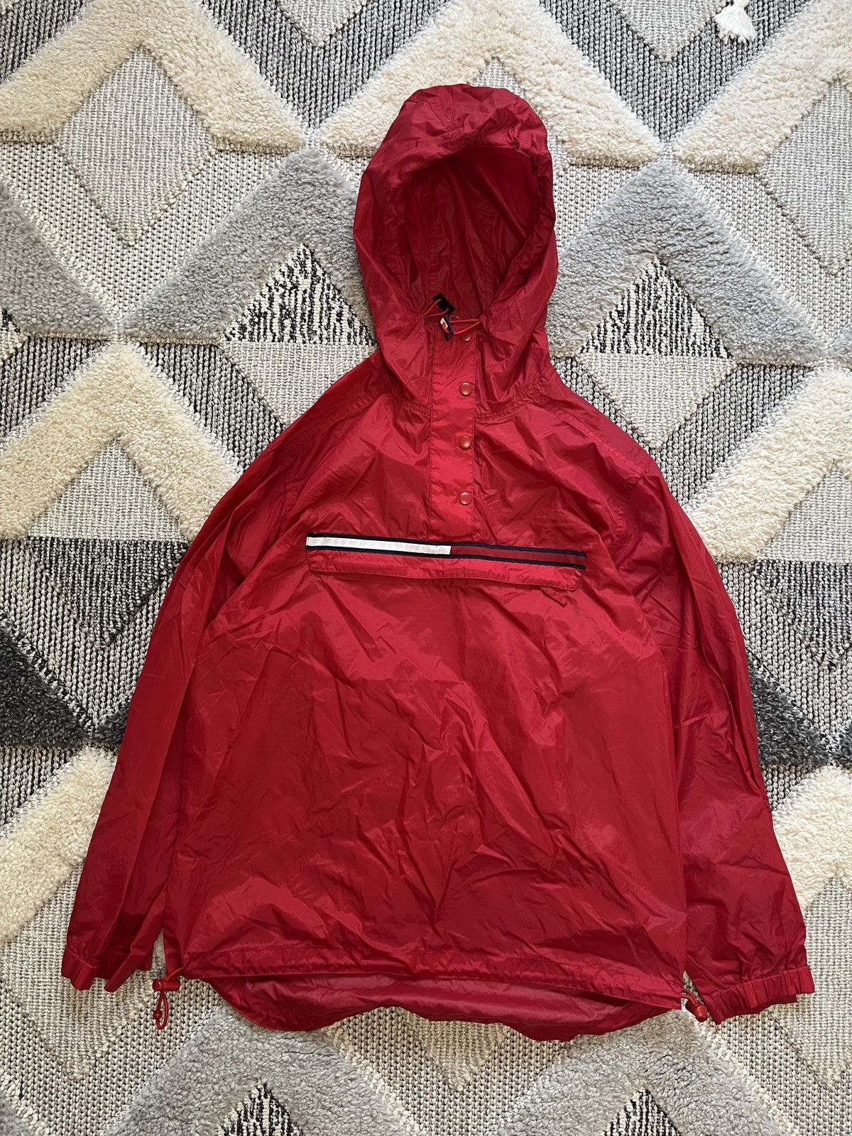 Tommy Jeans × Vintage TOMMY JEANS VINTAGE RAINCOAT WINDBREAKER Size US M / EU 48-50 / 2 - 1 Thumbnail