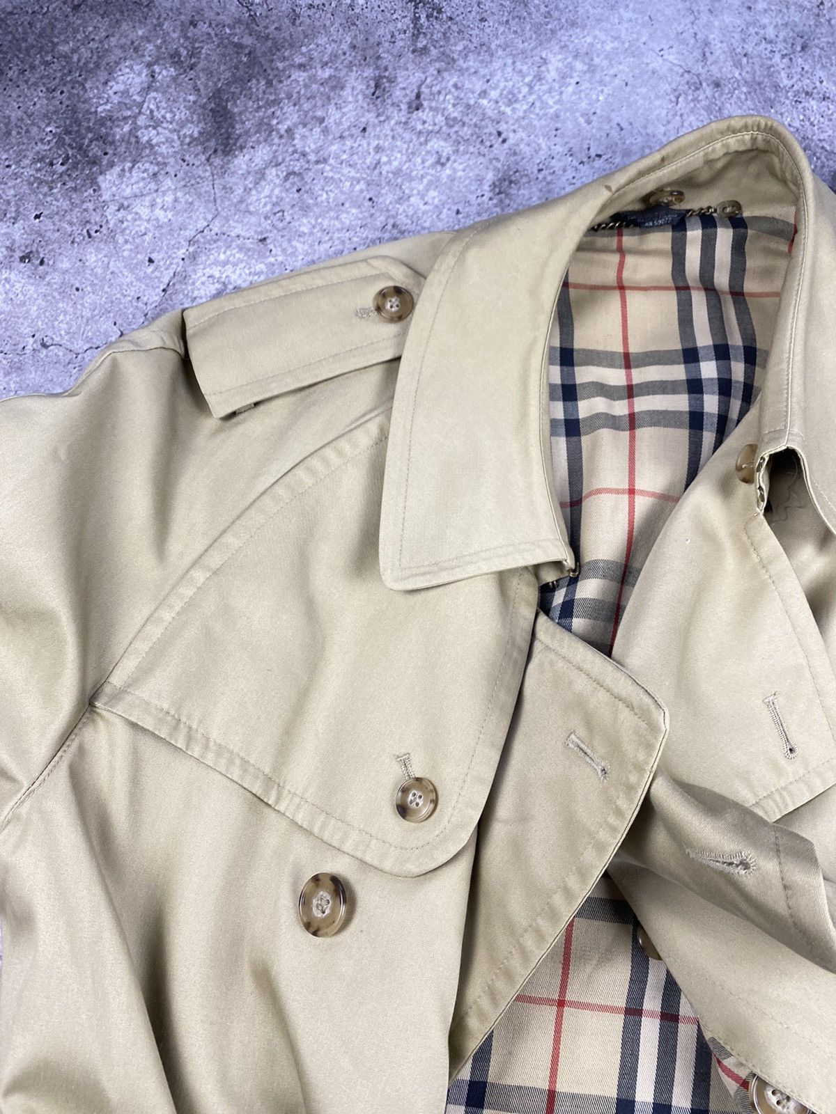 Burberry Vintage Burberry STYLE trench coat beige full novacheck Size US XL / EU 56 / 4 - 15 Thumbnail