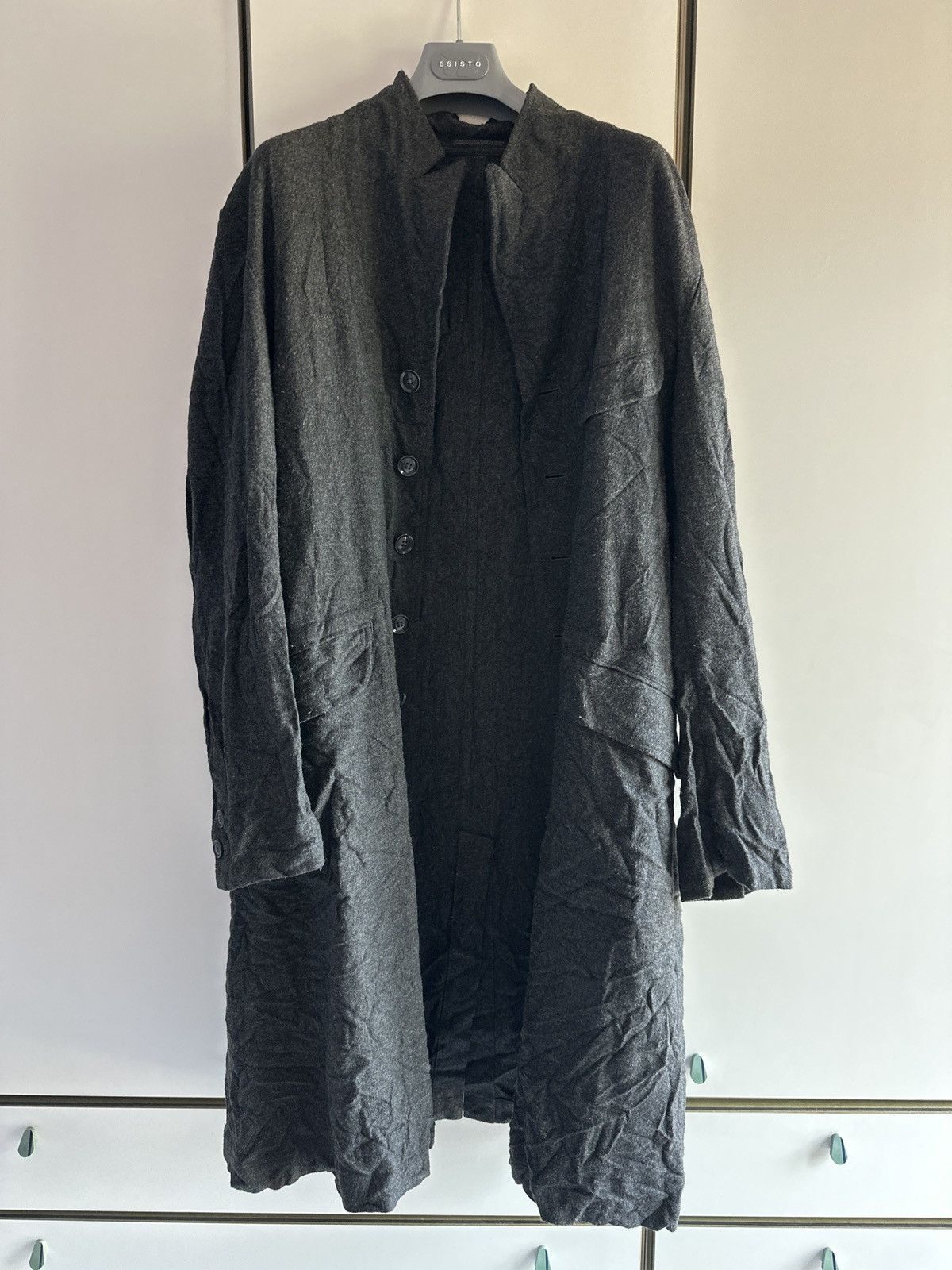Yohji Yamamoto Yohij Yamamoto pour homme wool coat Size US M / EU 48-50 / 2 - 1 Thumbnail