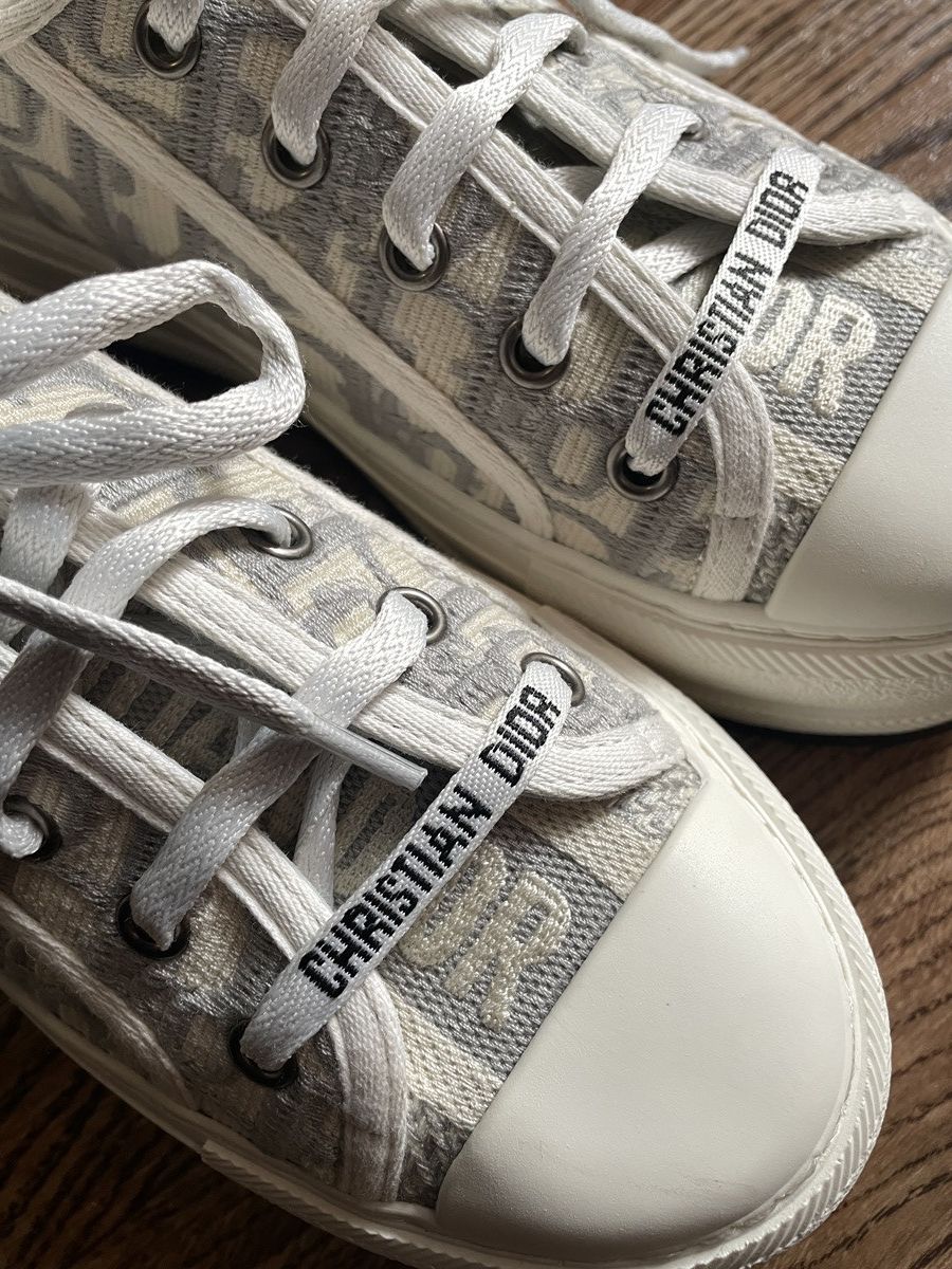Christian Dior Monsieur CHRISTIAN DIOR - Walk'N'Dior Canvas Low-Top Sneakers Size US 5 / IT 35 - 16 Thumbnail