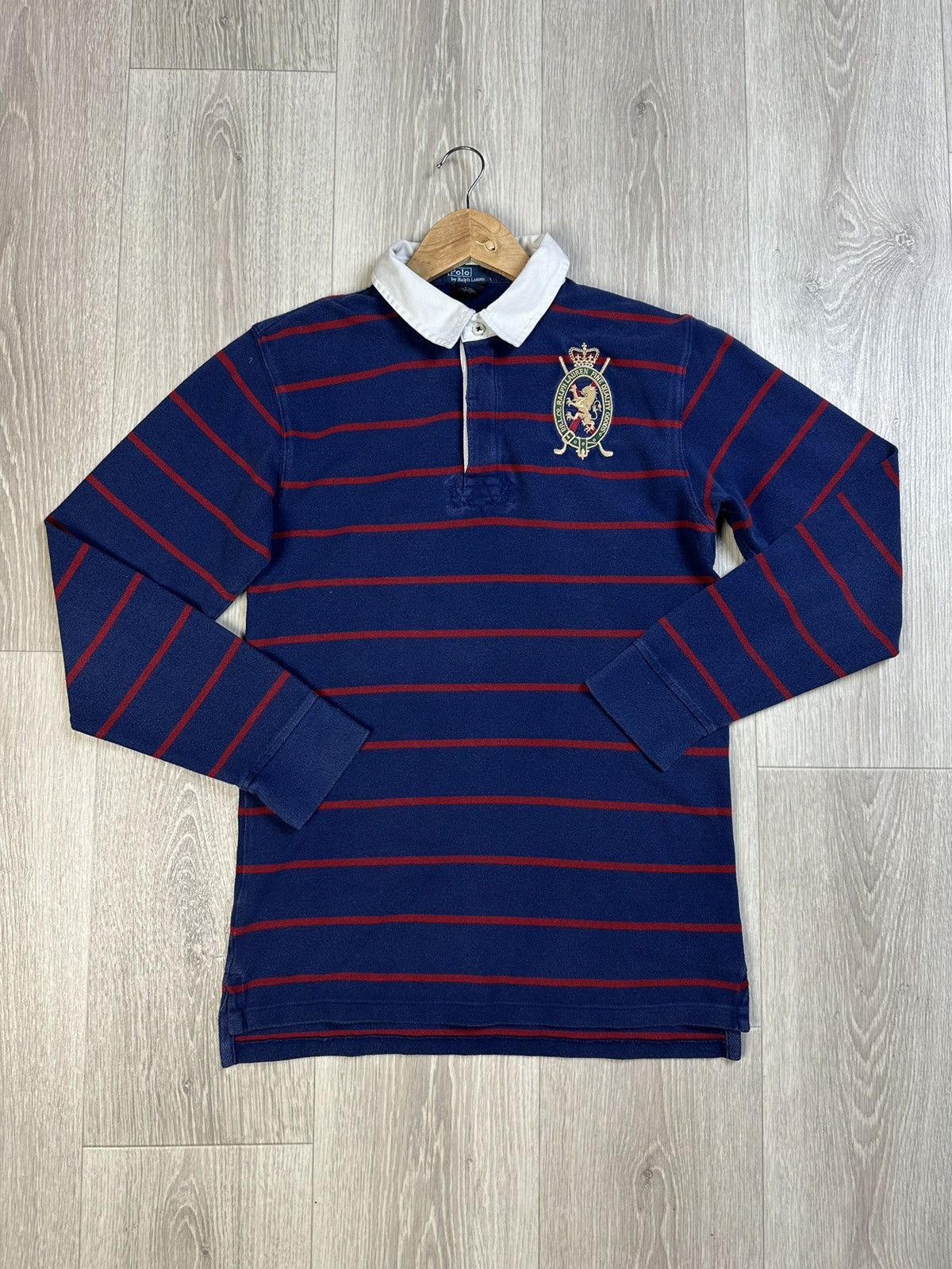 Polo Ralph Lauren Vintage 90s Polo Ralph Lauren Rugby Long Sleeve Sweatshirt Size US S / EU 44-46 / 1 - 3 Thumbnail