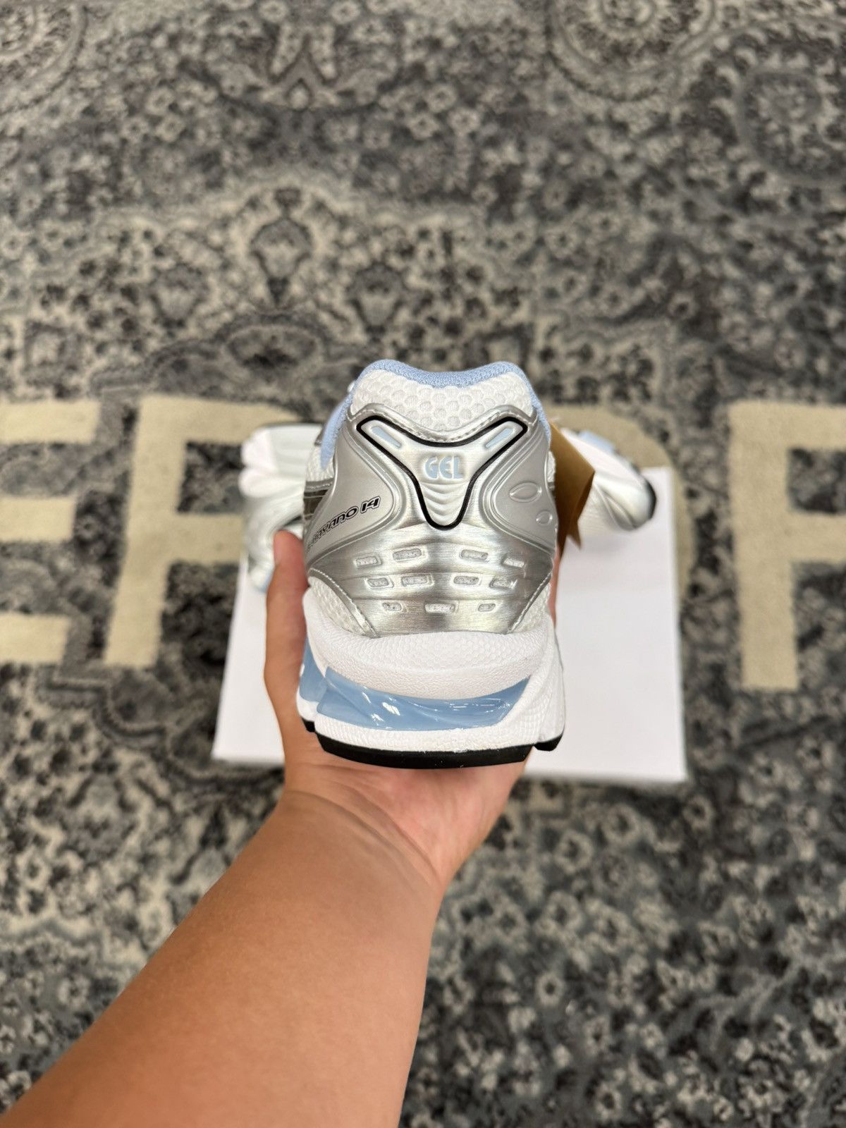 Asics × JJJJound JJJJound ASICS Gel-Kayano 14 White Baby Blue FAST SHIPPING Size US 8.5 / EU 41-42 - 3 Thumbnail