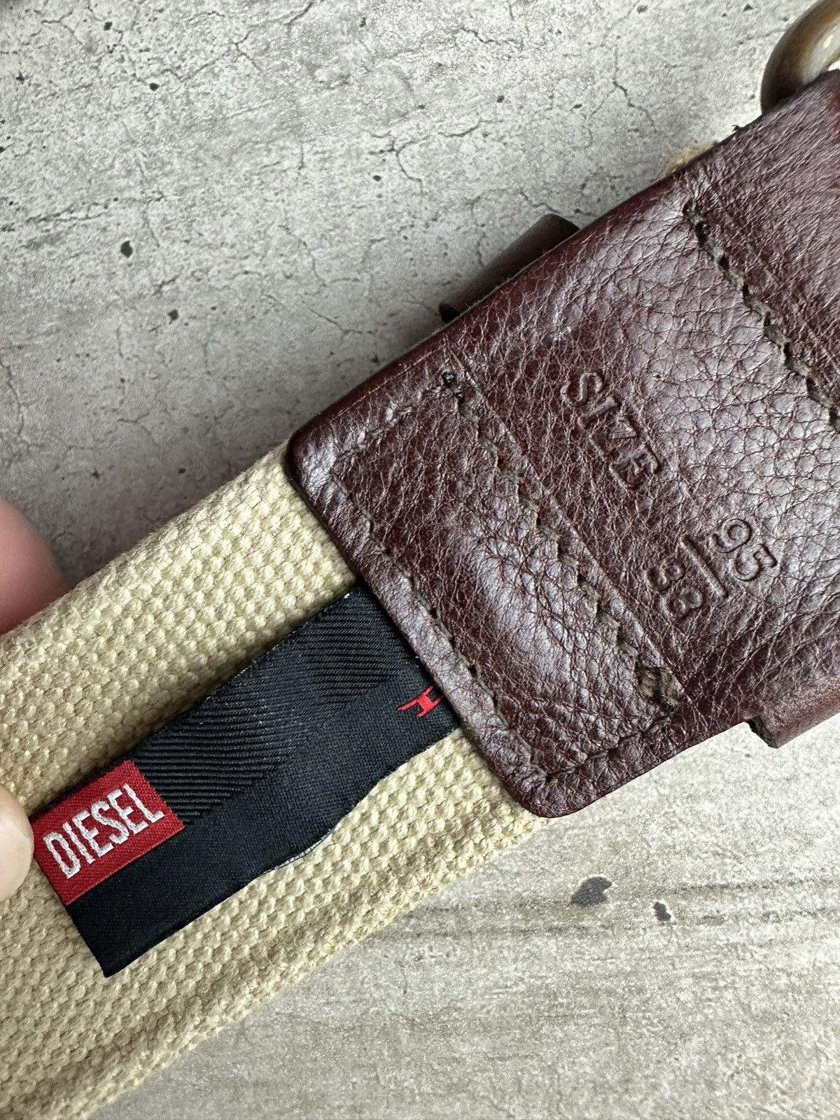 Diesel Vintage belt Diesel ever end ever Size 38 - 8 Thumbnail