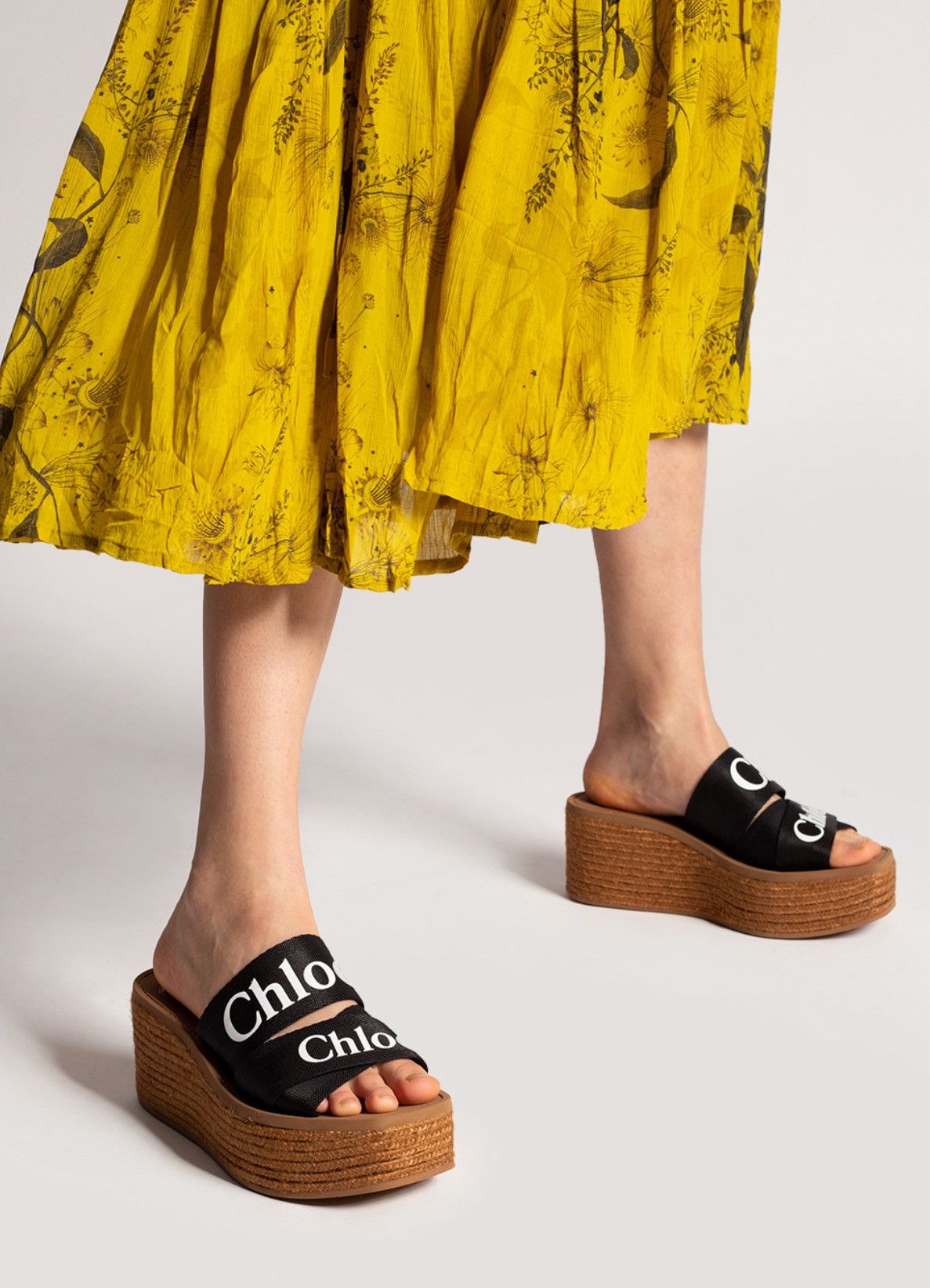 Chloe Chloe Woody Espadrille Platform Wedge Mules size 39 Size US 9 / IT 39 - 2 Thumbnail