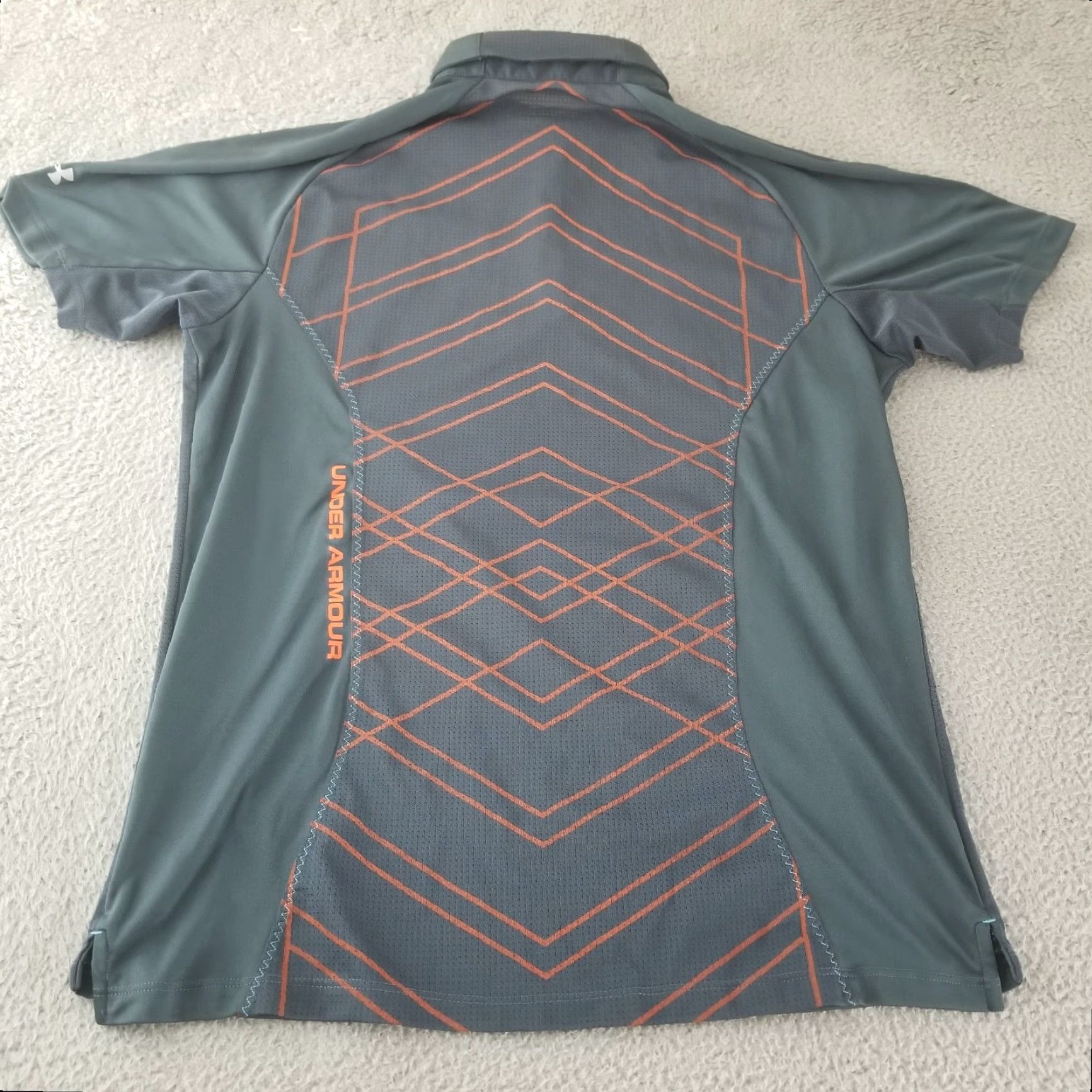 Under Armour Under Armour Polo Shirt Mens Large Gray HeatGear Performance Rugby Golf Stretch Shirt Size US L / EU 52-54 / 3 - 5 Thumbnail