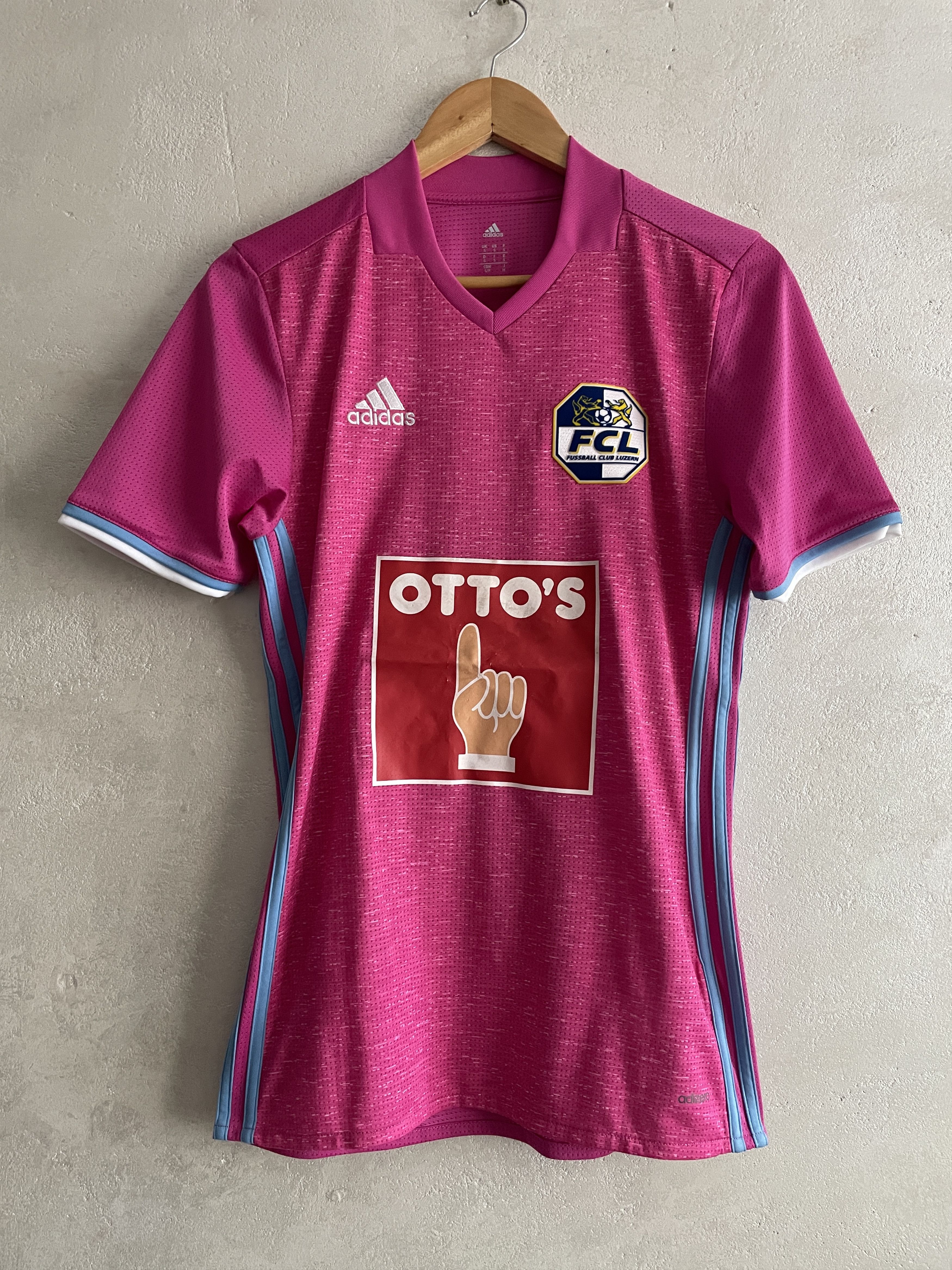 Adidas × Vintage 2015-16 Juventus Adidas Away Pink Shirt Long
