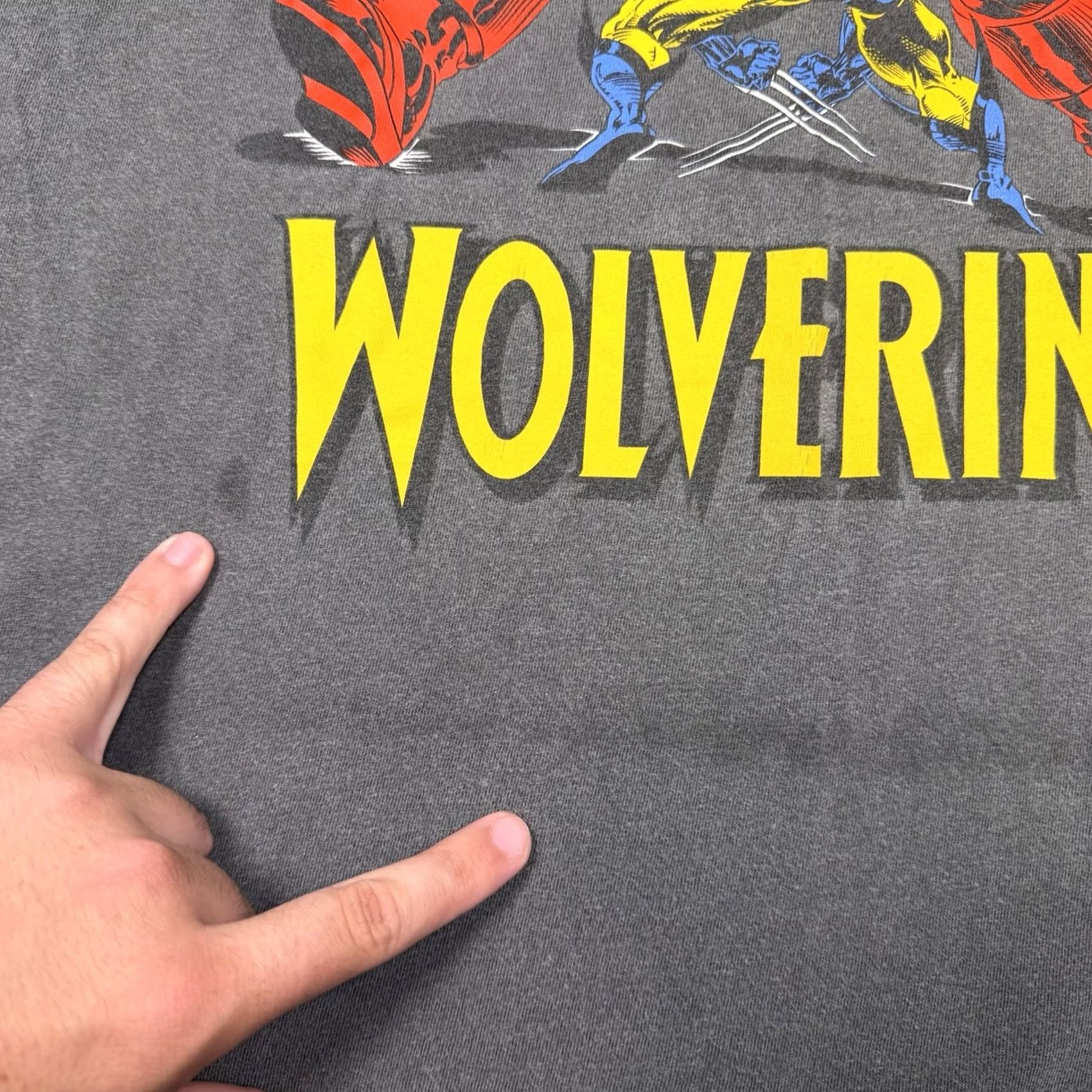 Vintage Wolverine Shirt Men’s 3XL Marvel X Men 1995 September Juggernaut No 93 Deluxe Size US XXL / EU 58 / 5 - 3 Thumbnail