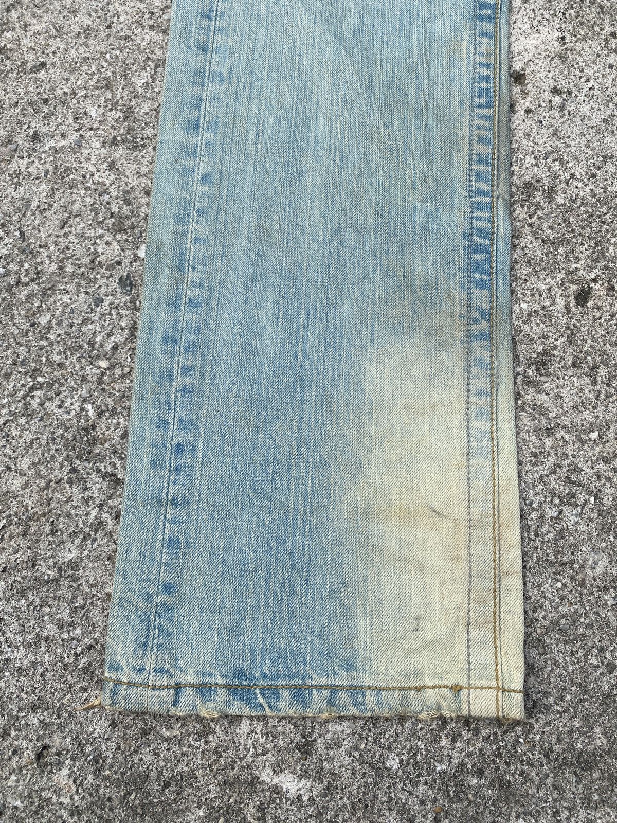 Army Of Me × Japanese Brand Army Of No Distressed Rusty Faded Blue Jeans Size US 31 - 4 Thumbnail