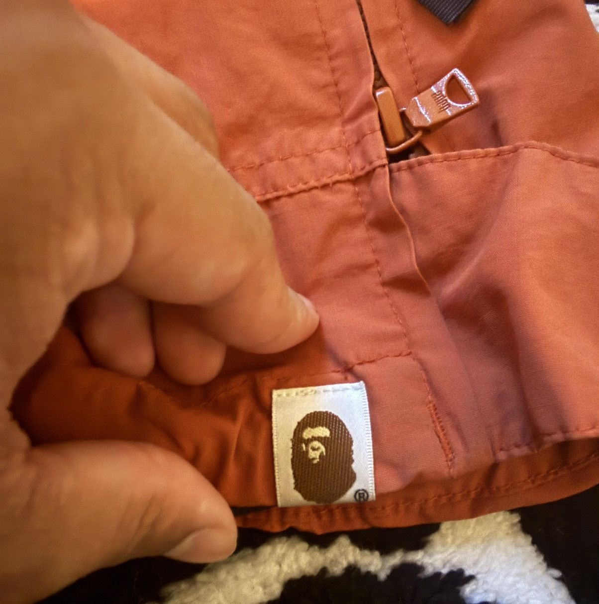 Bape BAPE Orange Anorak – XL (Fits Like L) Size US XL / EU 56 / 4 - 10 Thumbnail