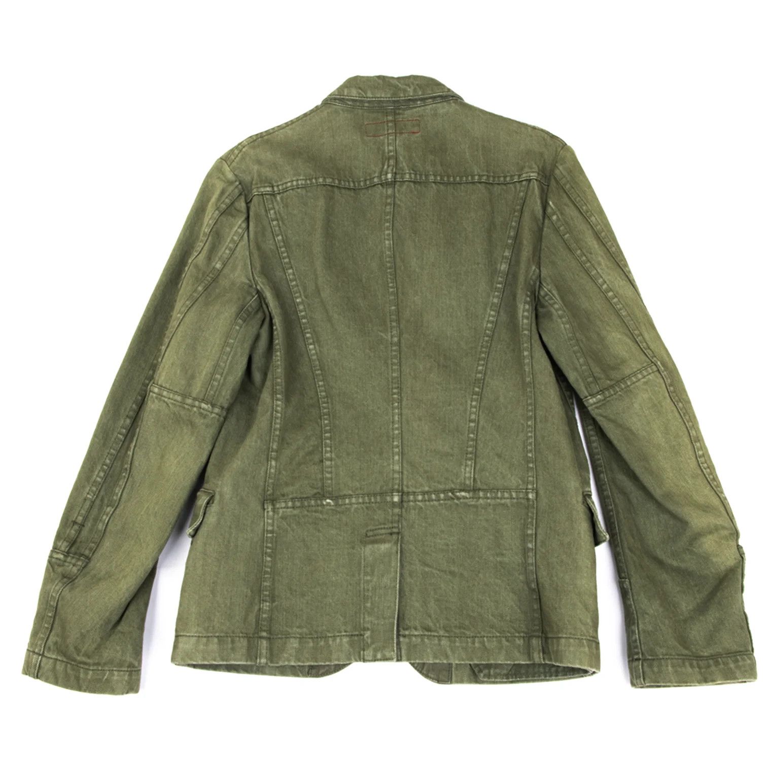 Junya Watanabe Button Design Denim Tailored Jacket in Khaki Size US M / EU 48-50 / 2 - 15 Thumbnail