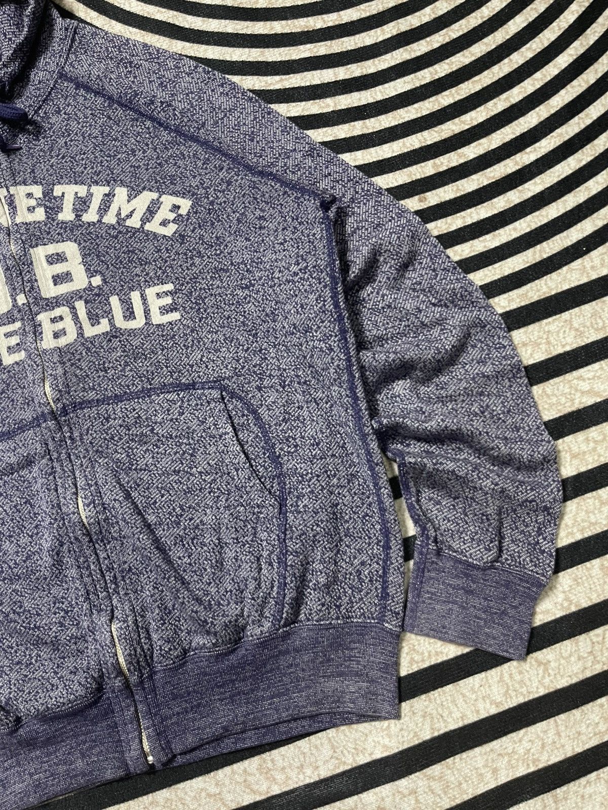 Blue Blue Japan 90s BLUE BLUE JAPAN “MARINE TIME B.B” INDIGO DYE FULL ZIPPER Size US M / EU 48-50 / 2 - 4 Thumbnail