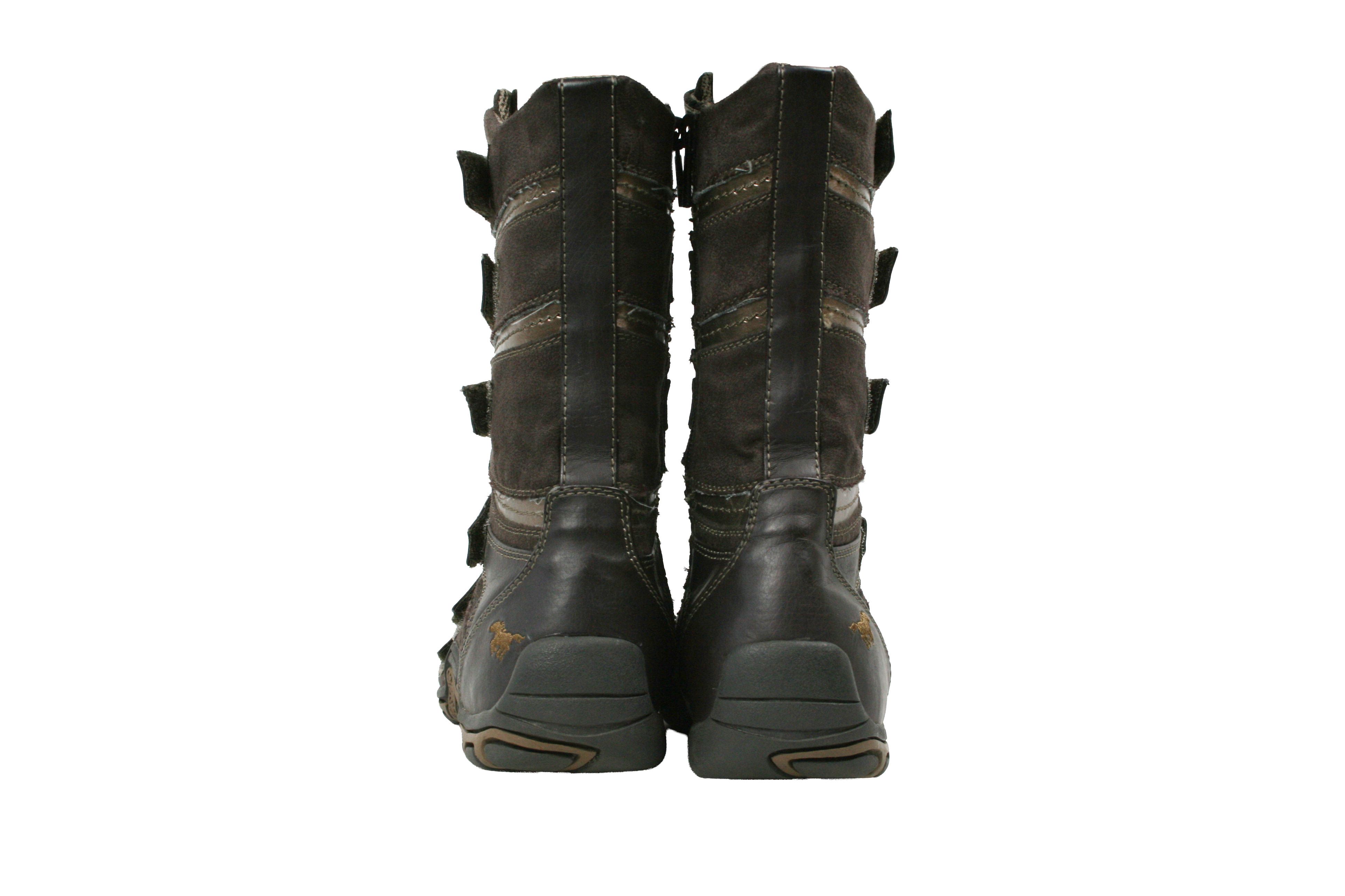 Mustang 00S Multistraps Y2K Biker Boots Vintage Size US 10 / IT 40 - 11 Thumbnail