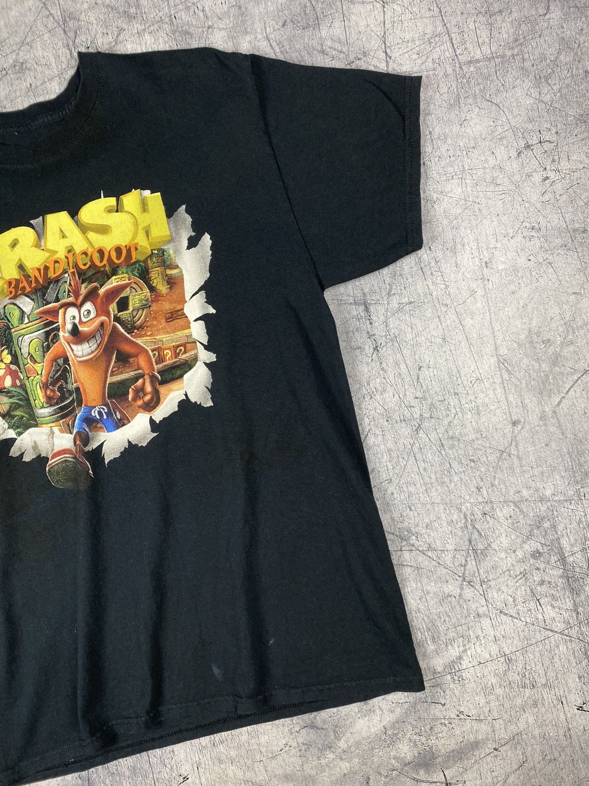 Playstation × Vintage Vintage Crash Bandicoot Video Game Tee T Shirt Size US L / EU 52-54 / 3 - 4 Thumbnail