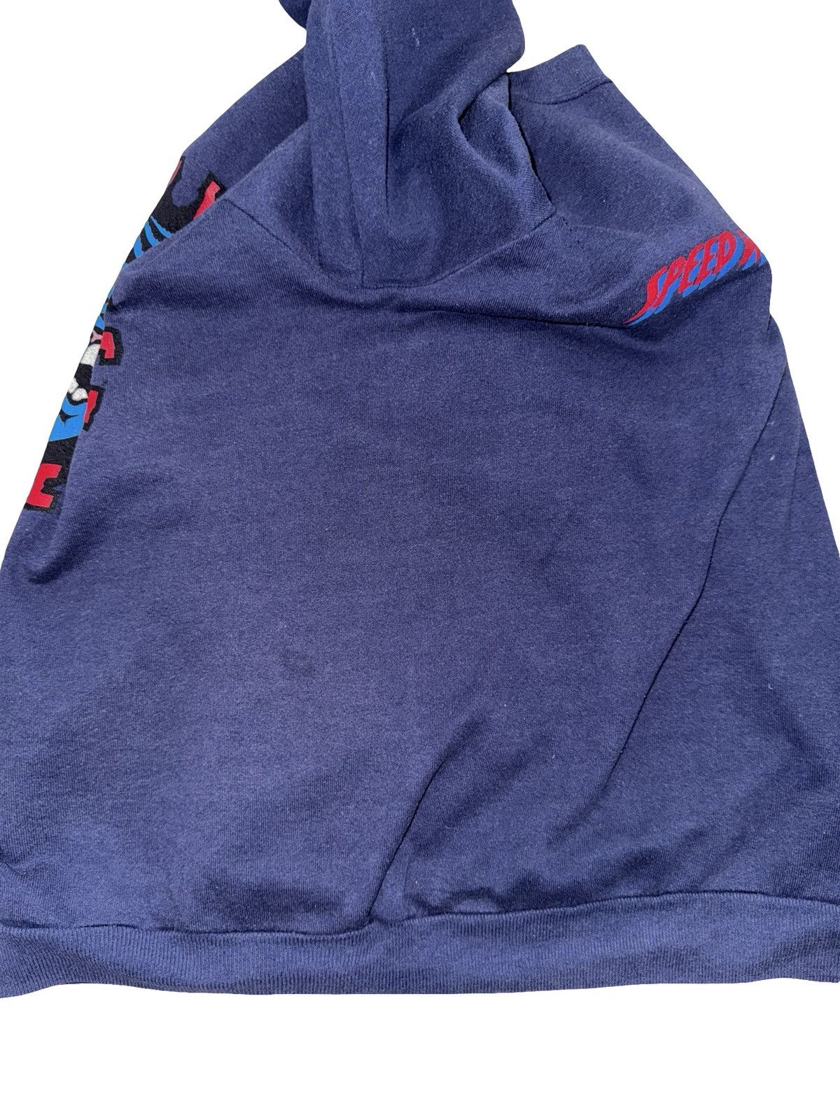 Santa Cruz Skateboards Vintage 90s Santa Cruz Speed Wheels Blue Demon Crewneck Size US XL / EU 56 / 4 - 6 Thumbnail