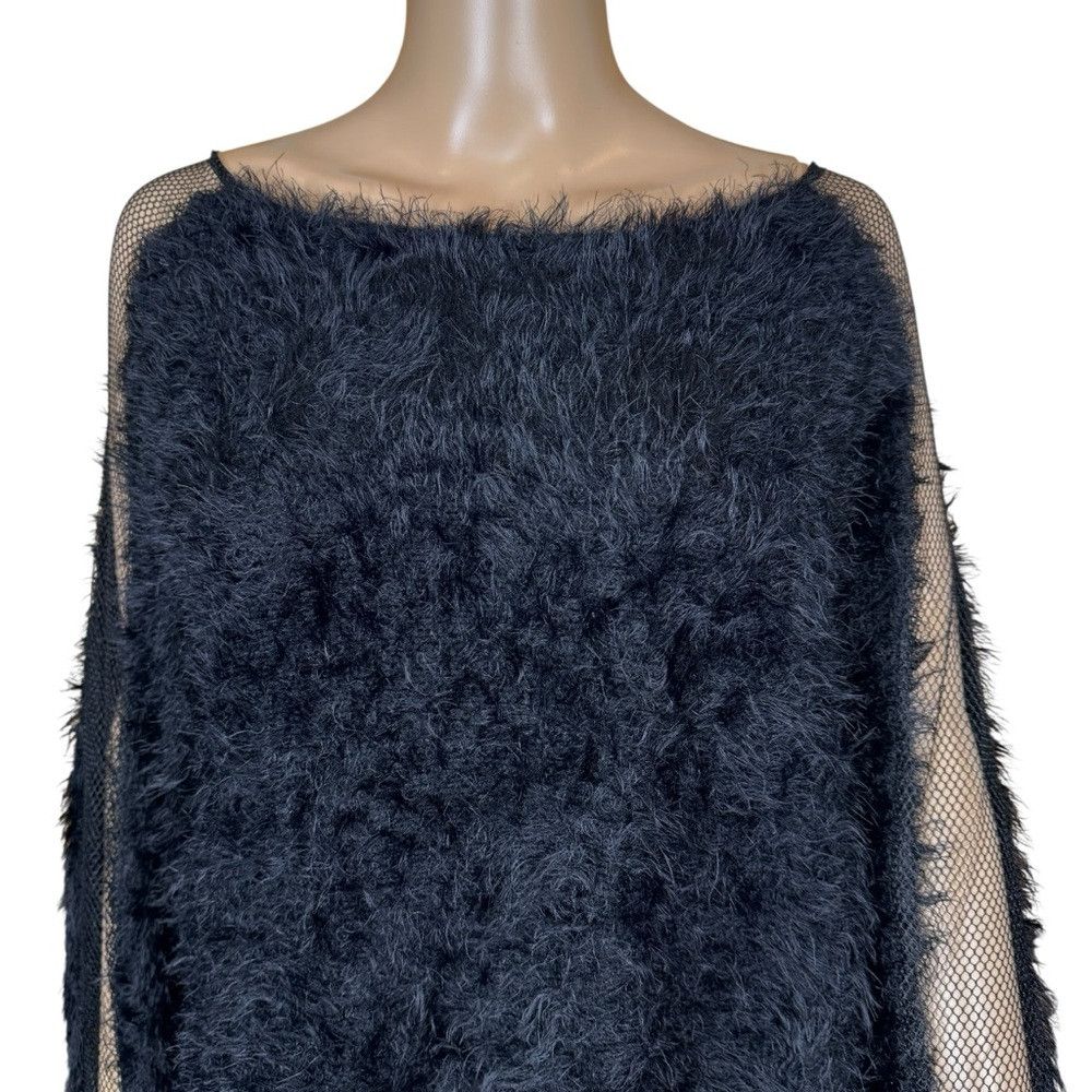 Other New TOV Los Angeles Black Fur Knit Mesh Details Sweater Siz Size S / US 4 / IT 40 - 5 Thumbnail