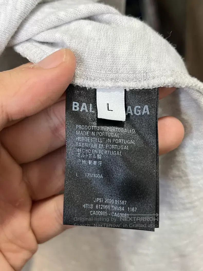 Balenciaga Balenciaga Food Grey Short Sleeve Size US L / EU 52-54 / 3 - 4 Thumbnail