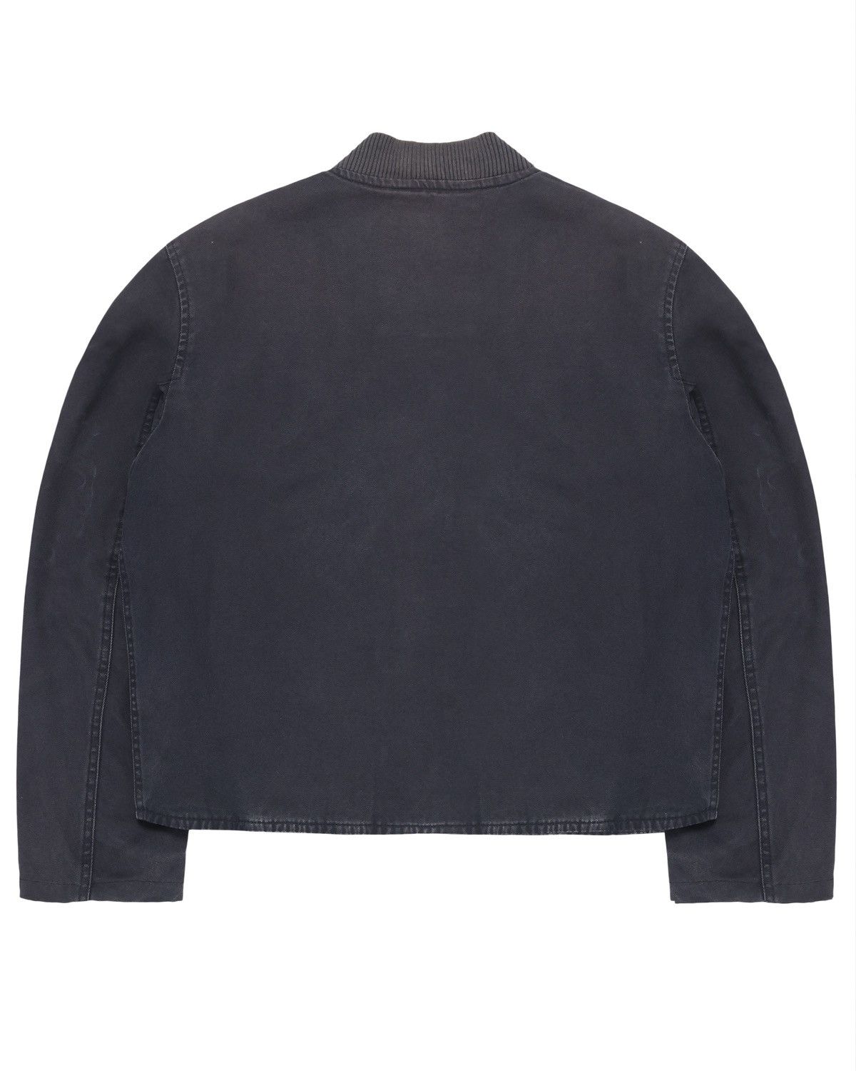 Vintage Ralph Lauren Washed Navy Bomber Jacket Talon Zip Size US M / EU 48-50 / 2 - 2 Thumbnail