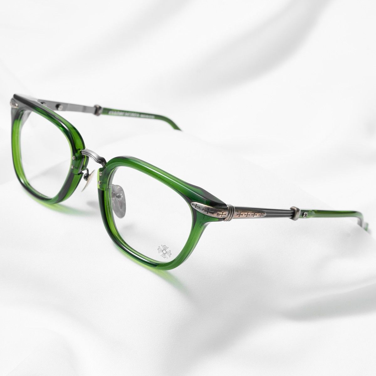 Chrome Hearts CHROME HEARTS TITANASLUVR MOSS/PEWTER GLASSES Size ONE SIZE - 2 Thumbnail