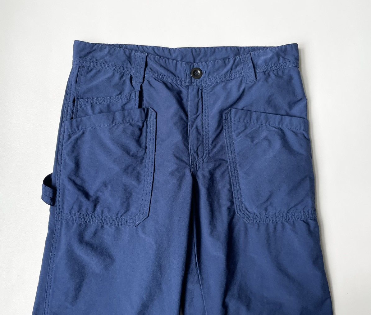 Comme des Garcons × Dover Street Market Blue Nylon Utility Trousers Size US 36 / EU 52 - 2 Thumbnail
