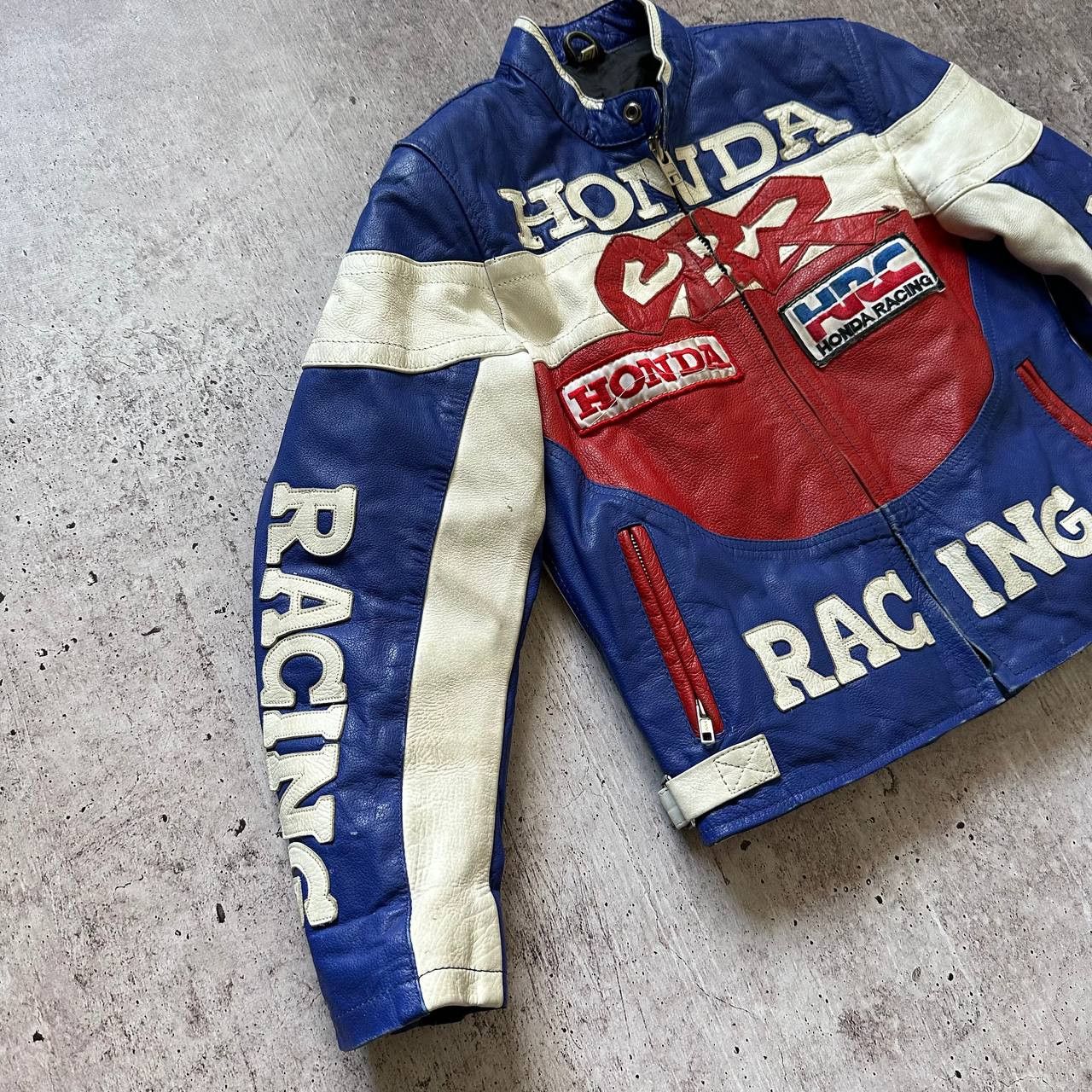 Honda Honda CBR Racing Leather Biker Jacket Size XS / US 0-2 / IT 36-38 - 2 Thumbnail