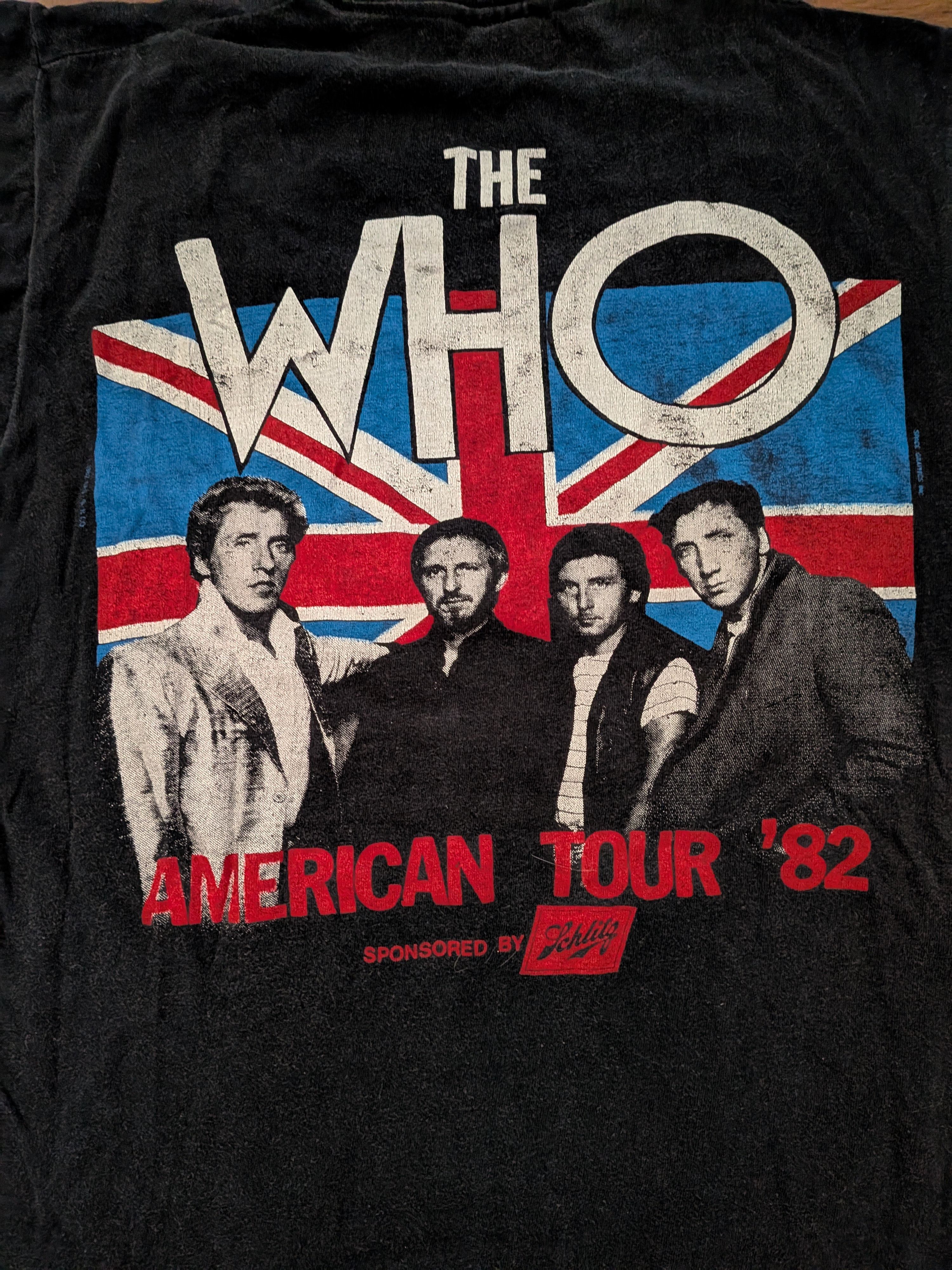 Other The Who 1982 American Tour Tee Vintage Screen Stars Size US L / EU 52-54 / 3 - 5 Thumbnail