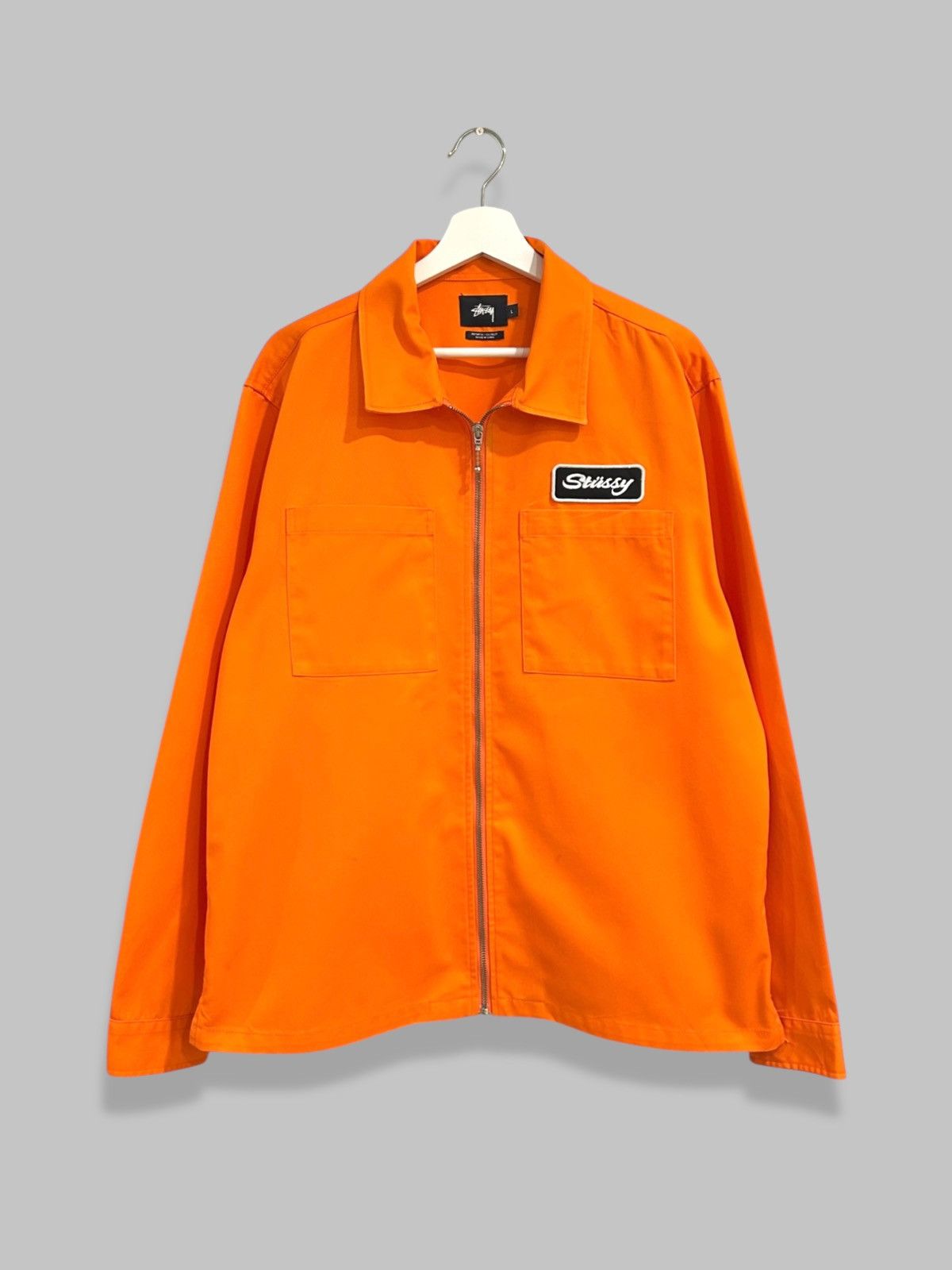 Stussy S Talk Melton Varsity Jacket 'Black' 115665