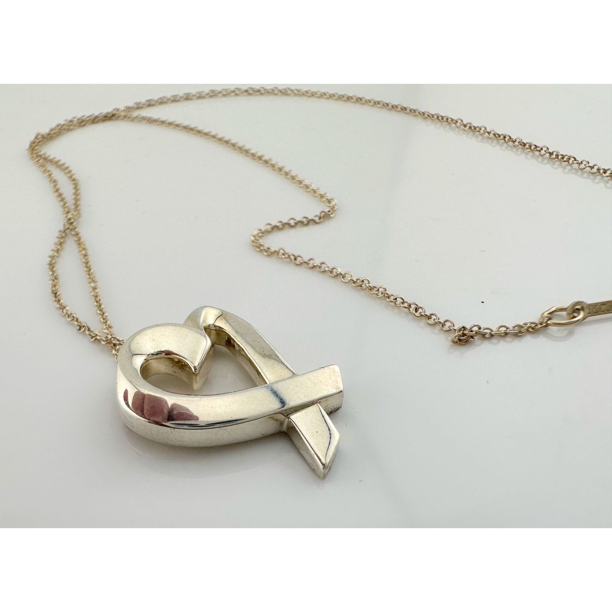 Tiffany & Co. Tiffany and Co Paloma Picasso Medium Loving Heart Pendant Ne Size ONE SIZE - 4 Thumbnail
