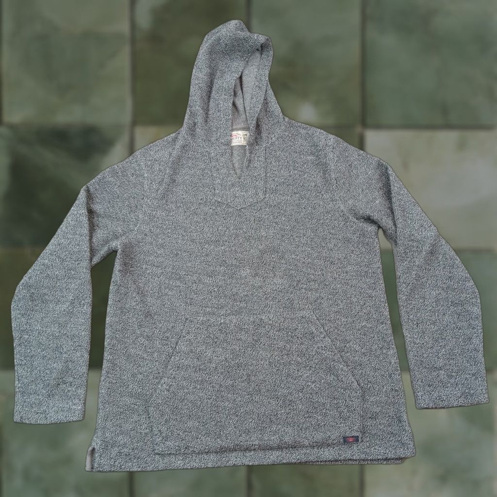 Faherty Faherty Hoodie Men Medium Gray Sweatshirt Marl Pullover Baja Huckberry Exclusive Color Gray Logo Knit Cotton Polyester Size US M / EU 48-50 / 2 - 1 Thumbnail