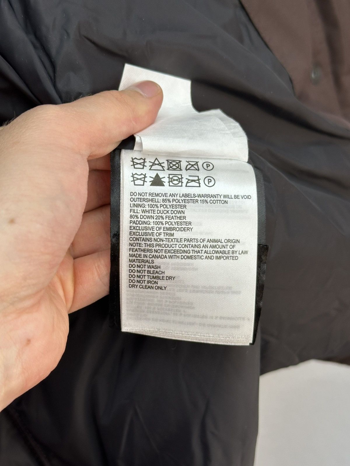 Canada Goose × Vintage Canada Goose Down Kinley Jacket Parka Brown Size XS / US 0-2 / IT 36-38 - 15 Thumbnail