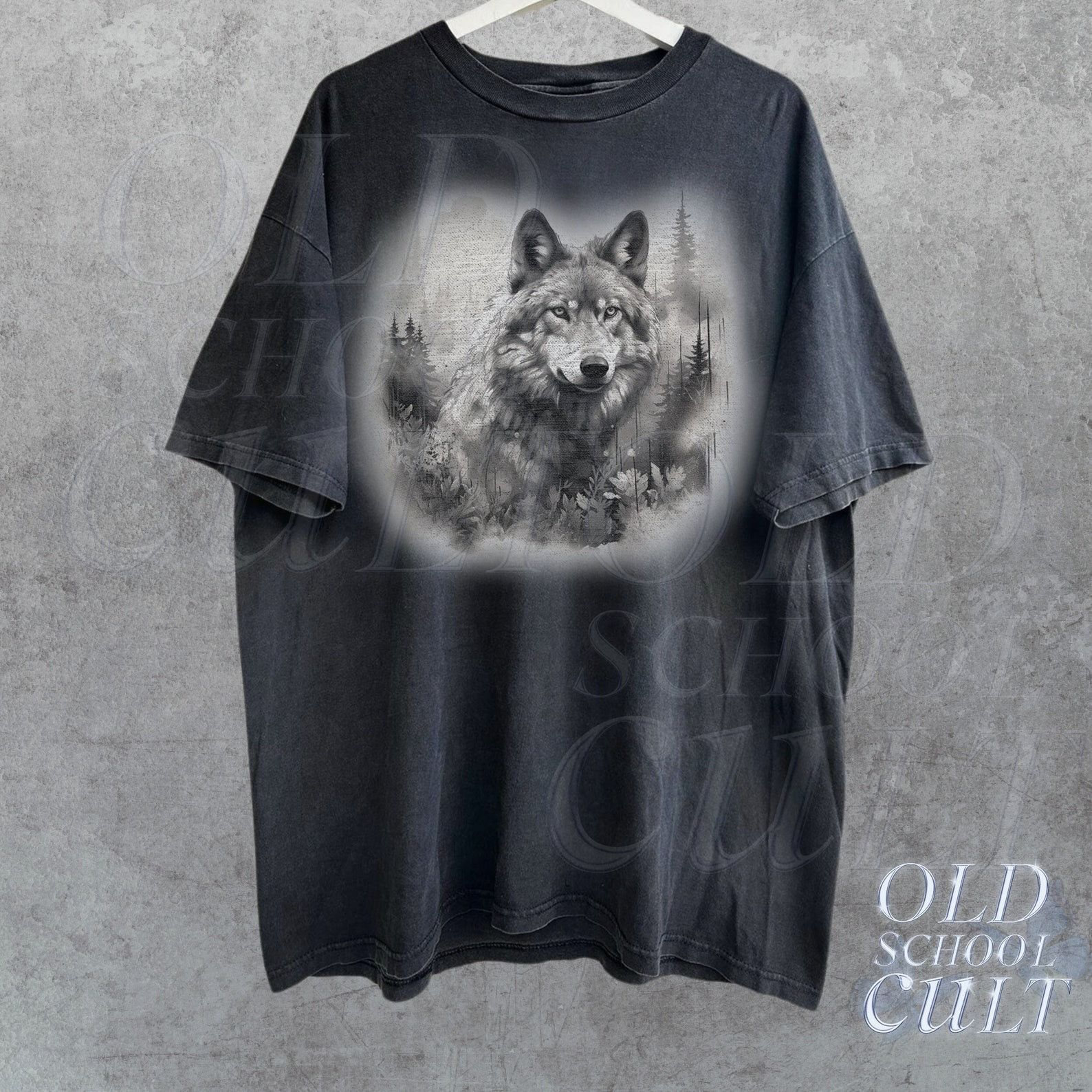 The Unbranded Brand Wolf 90s Nostalgia Graphic Shirt Size US L / EU 52-54 / 3 - 1 Thumbnail
