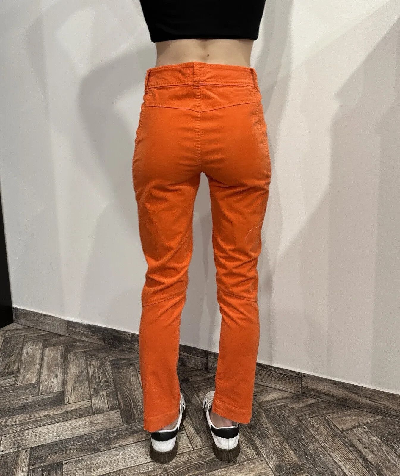 Bogner BOGNER VELVET PANTS WOMENS ORANGE TROUSERS Size Eur 34 Size 27" / US 4 / IT 40 - 2 Thumbnail
